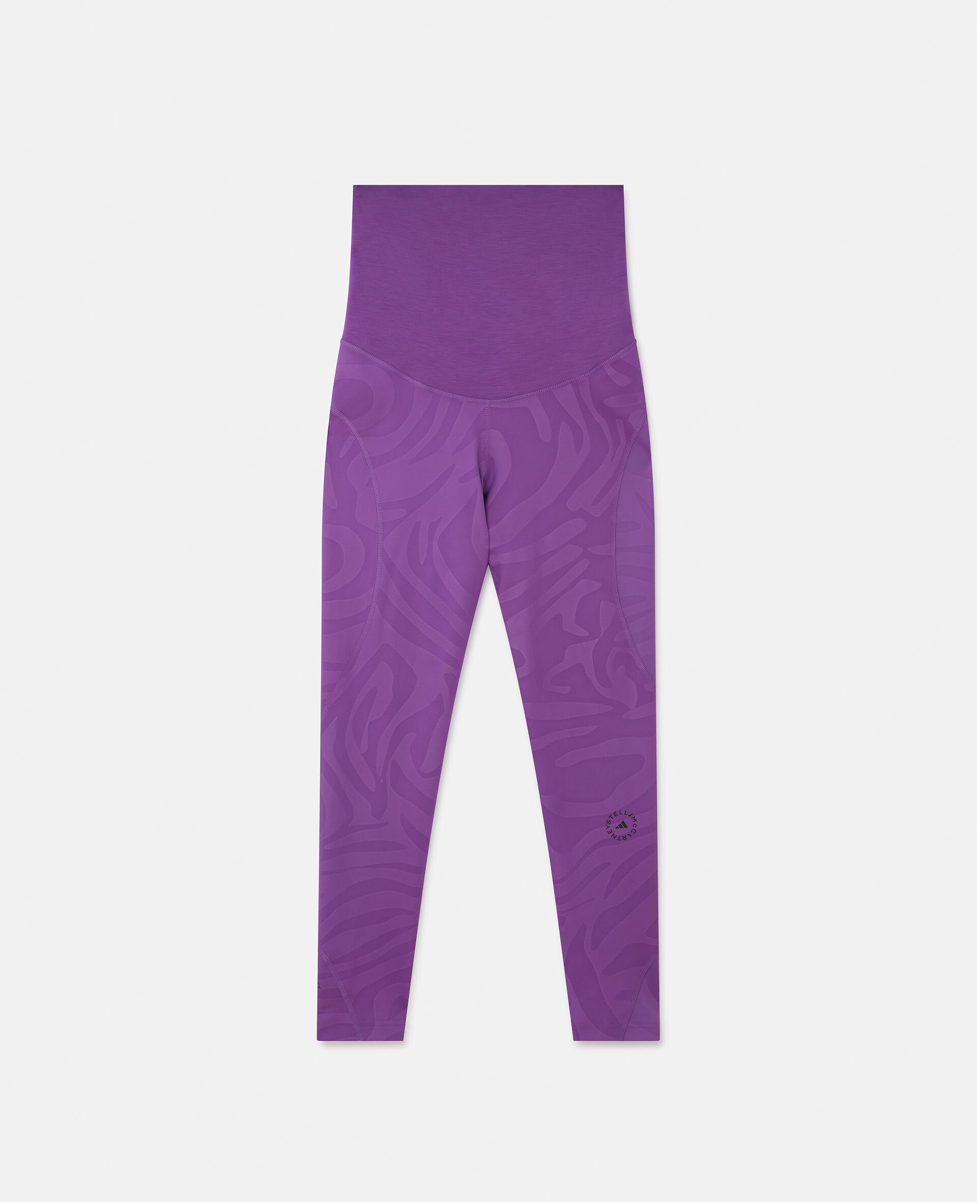 Maternity Yoga Leggings-Purple-large