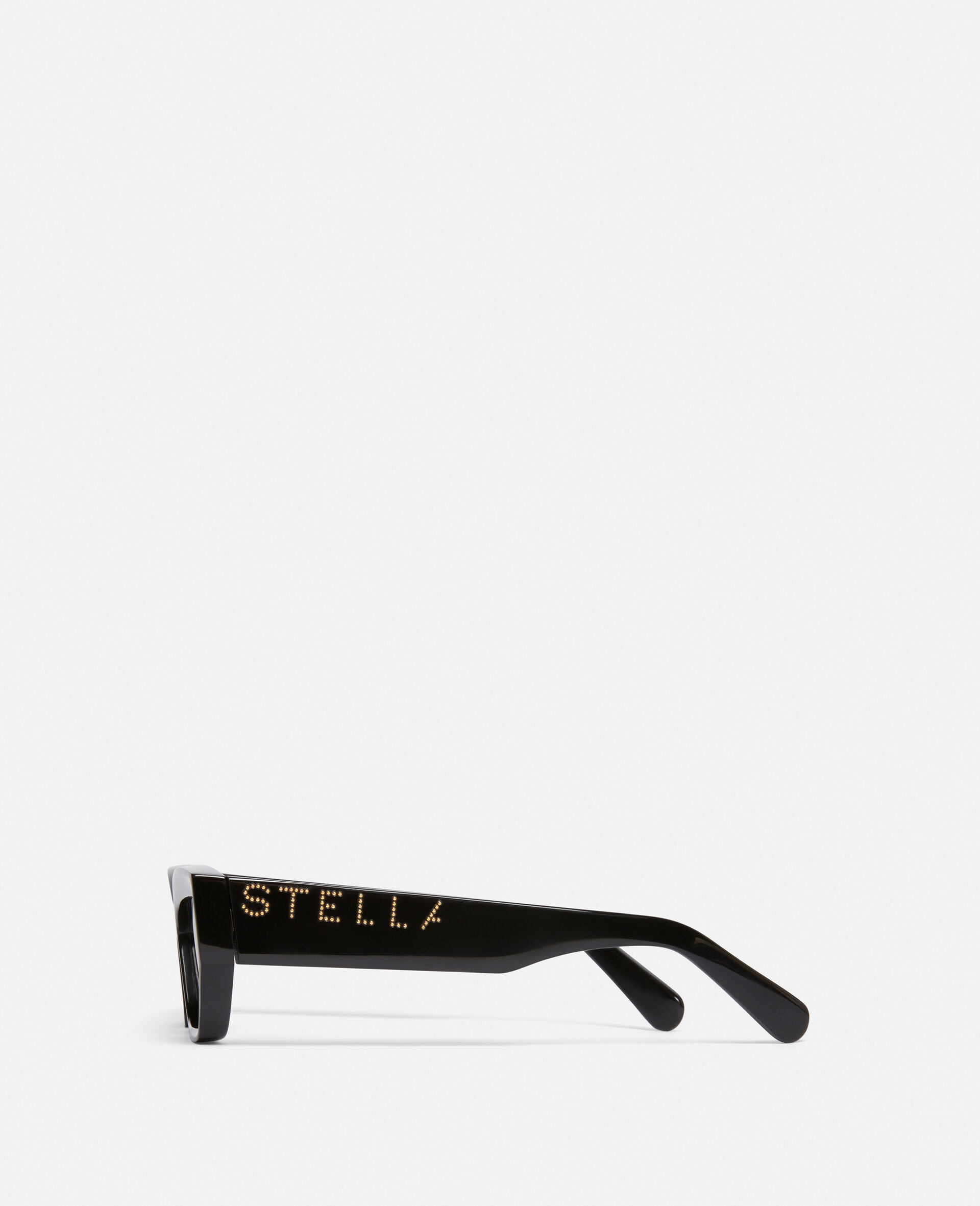 Logo Cat‐Eye Sunglasses-Black-large image number 1