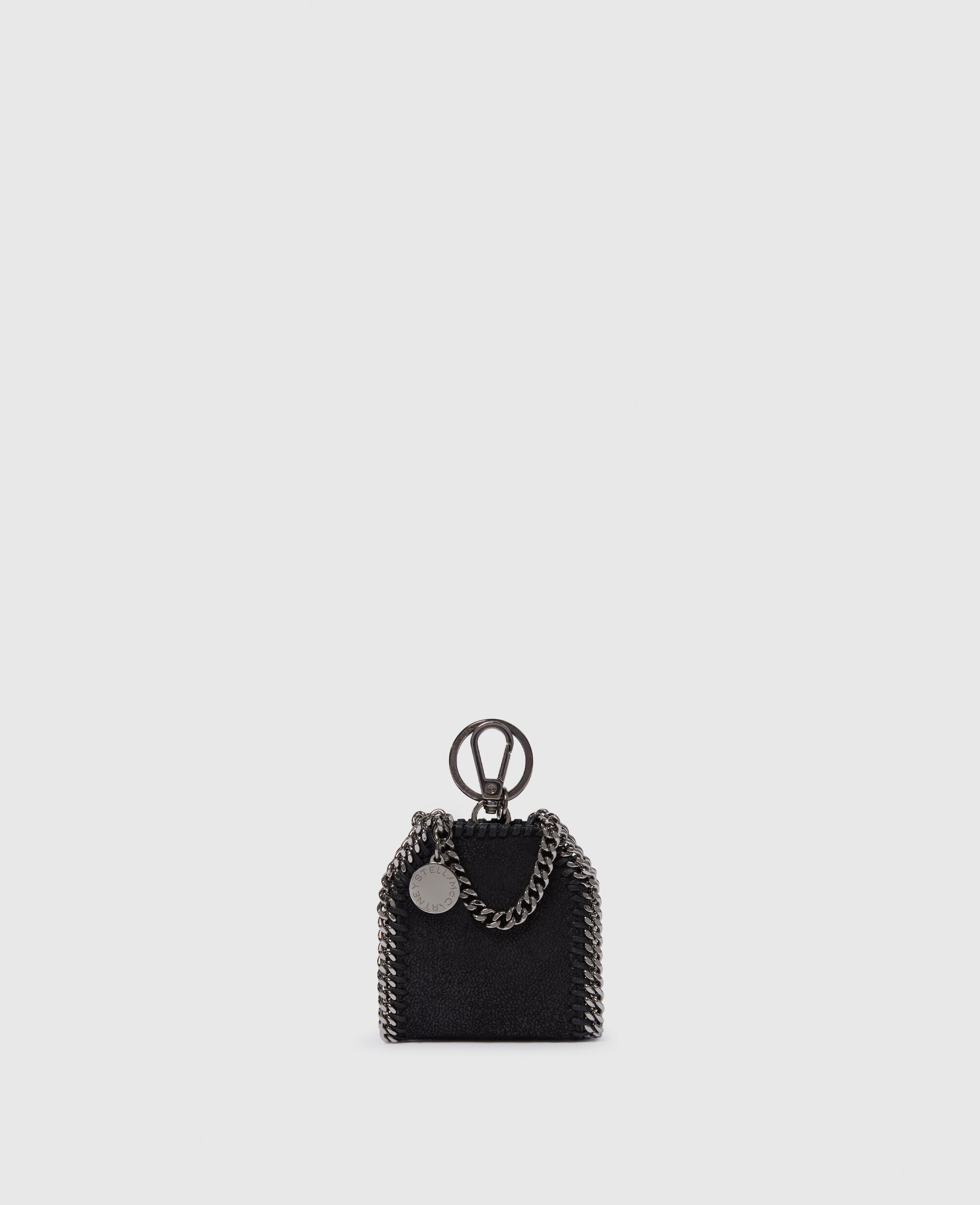 Women Black Falabella AirPods Case Keychain Stella McCartney US