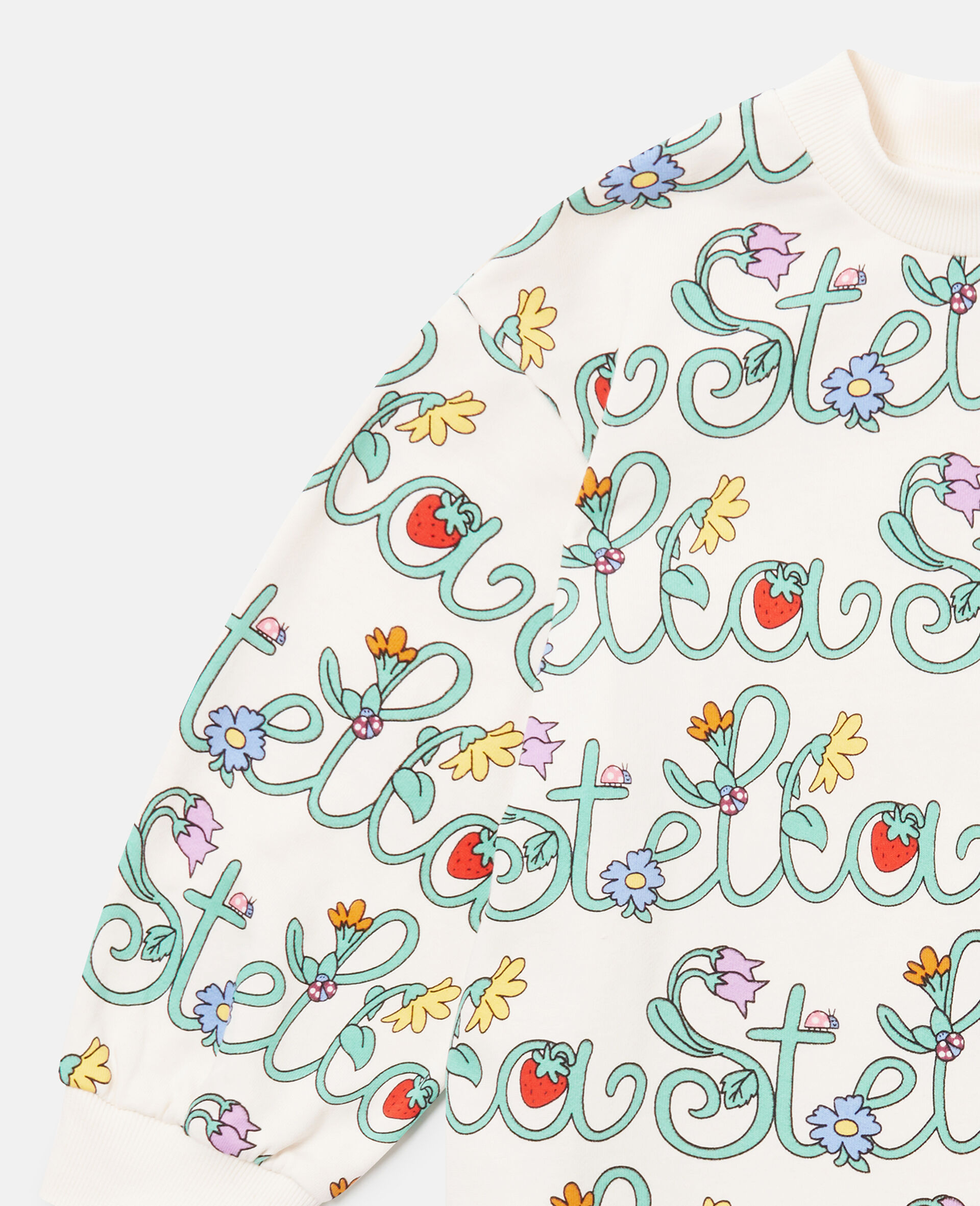 Stella Vine Print Sweatshirt Dress-Multicolour-medium