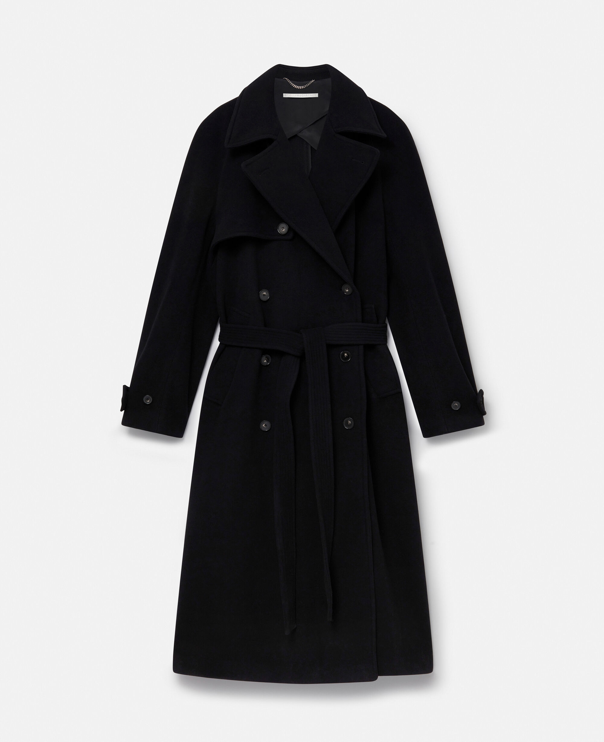 Stella mccartney black coat hotsell