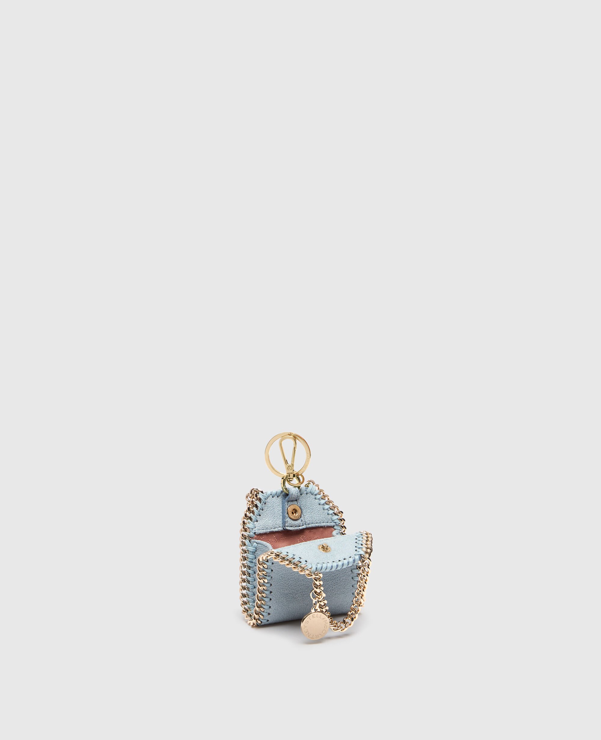 【Stella Mccartney】ファラベラ AirPodsケース キーリング Women サファイアブルー ファラベラ AirPodsケース キーリング