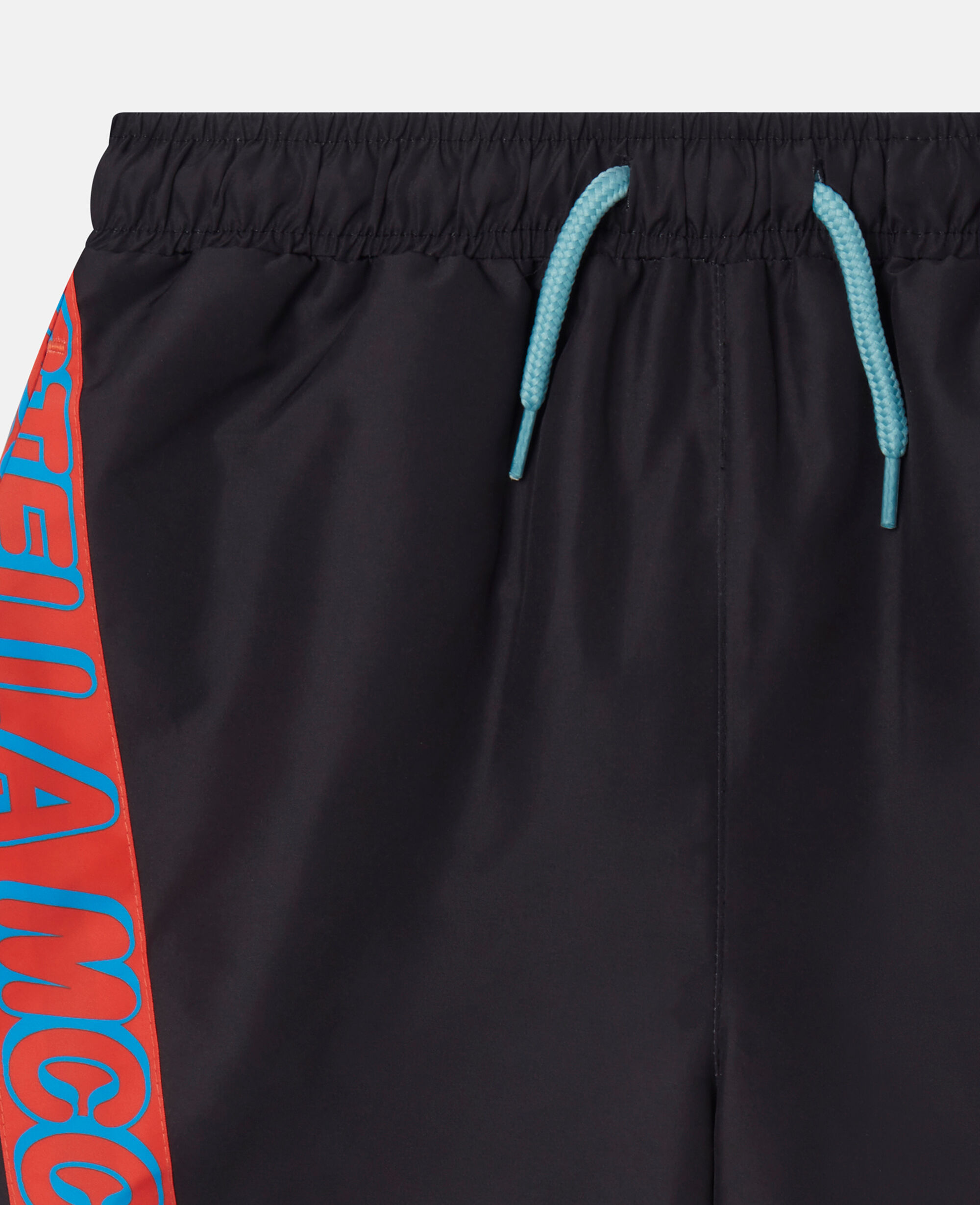 Stella McCartney Kids drawstring-waist cotton shorts - Black