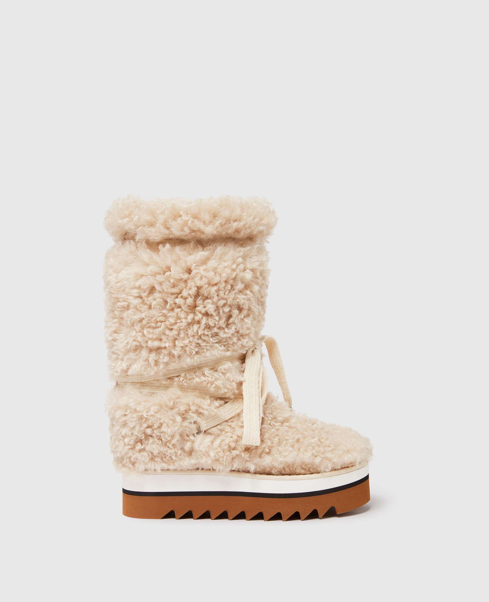 Bottes de neige en teddy Sneak Elyse-Cream-medium