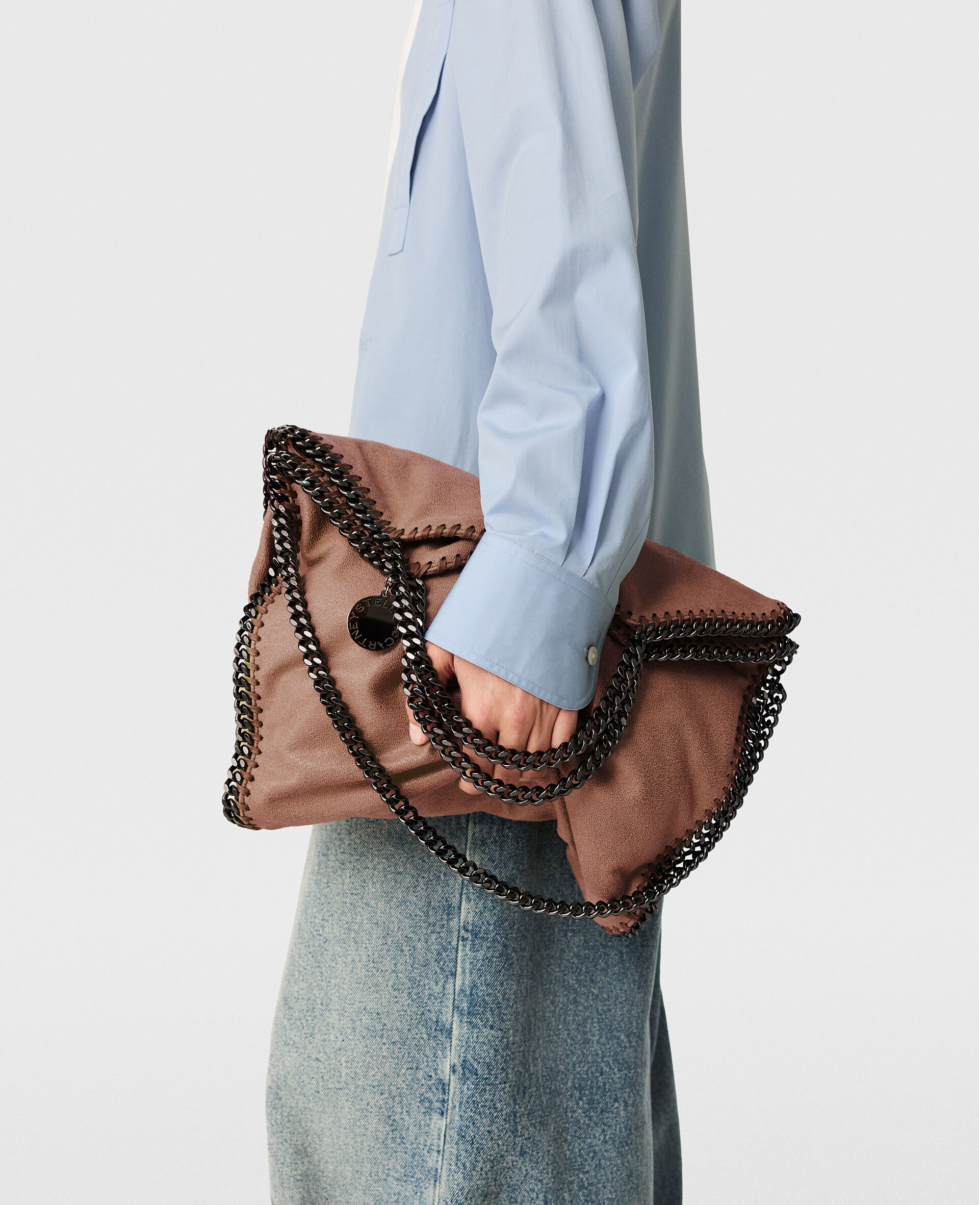 Falabella Tote Bag-Brown-medium