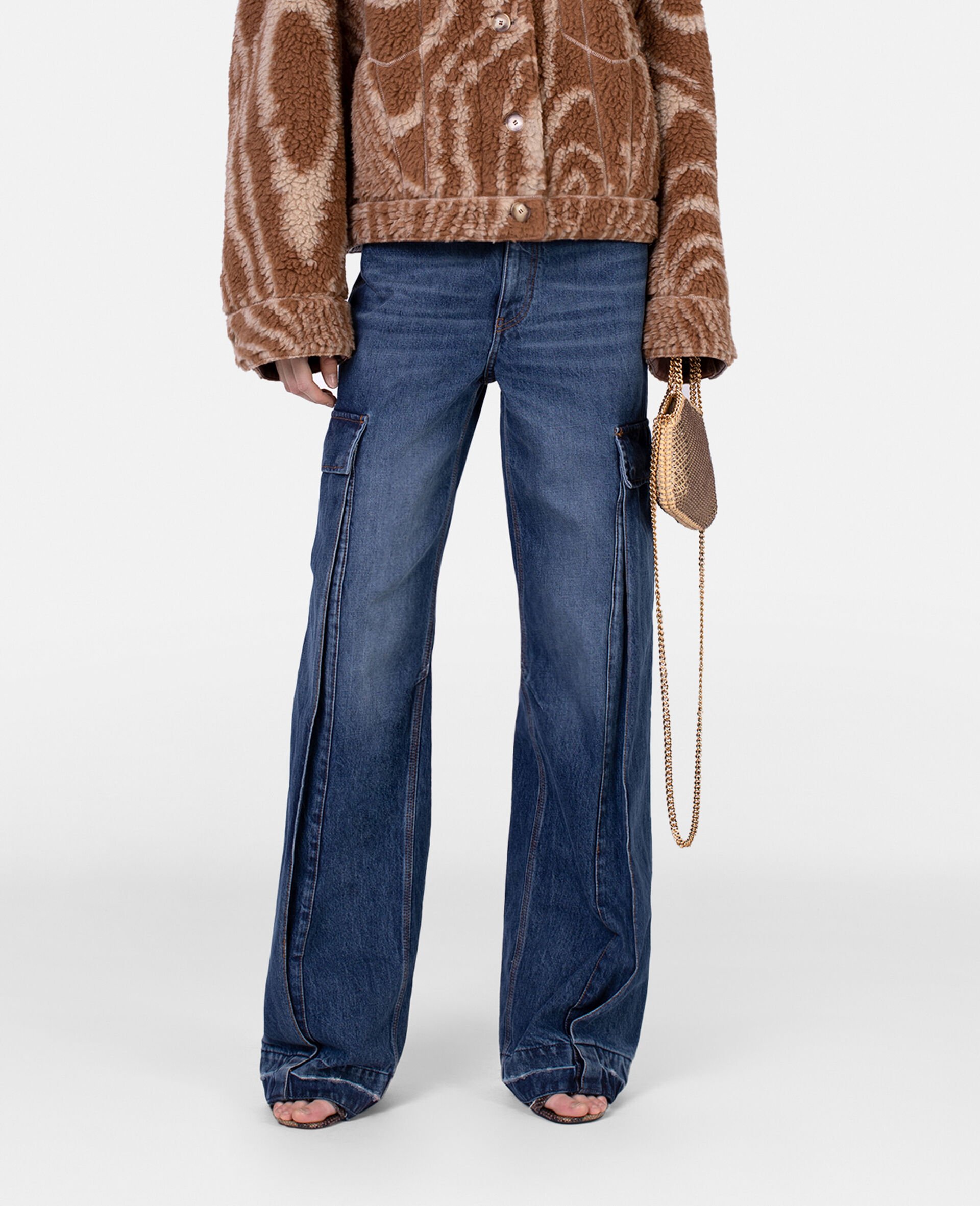  Falabella Nano托特包-米色-medium