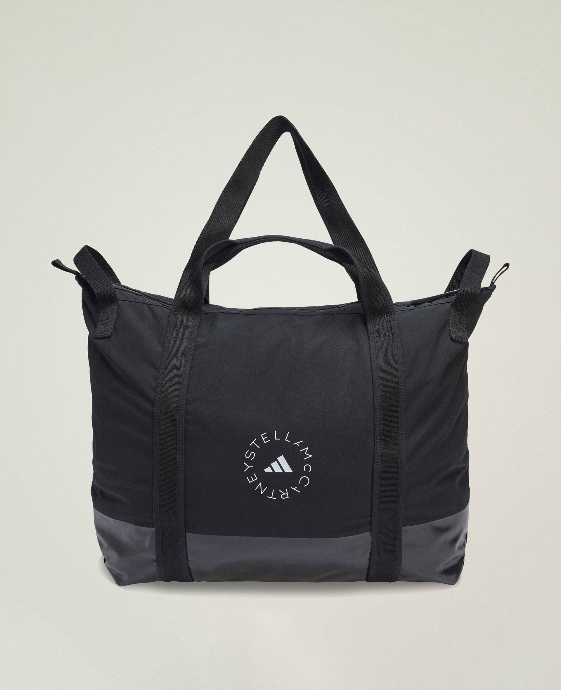 Logo Tote Bag-Black-medium