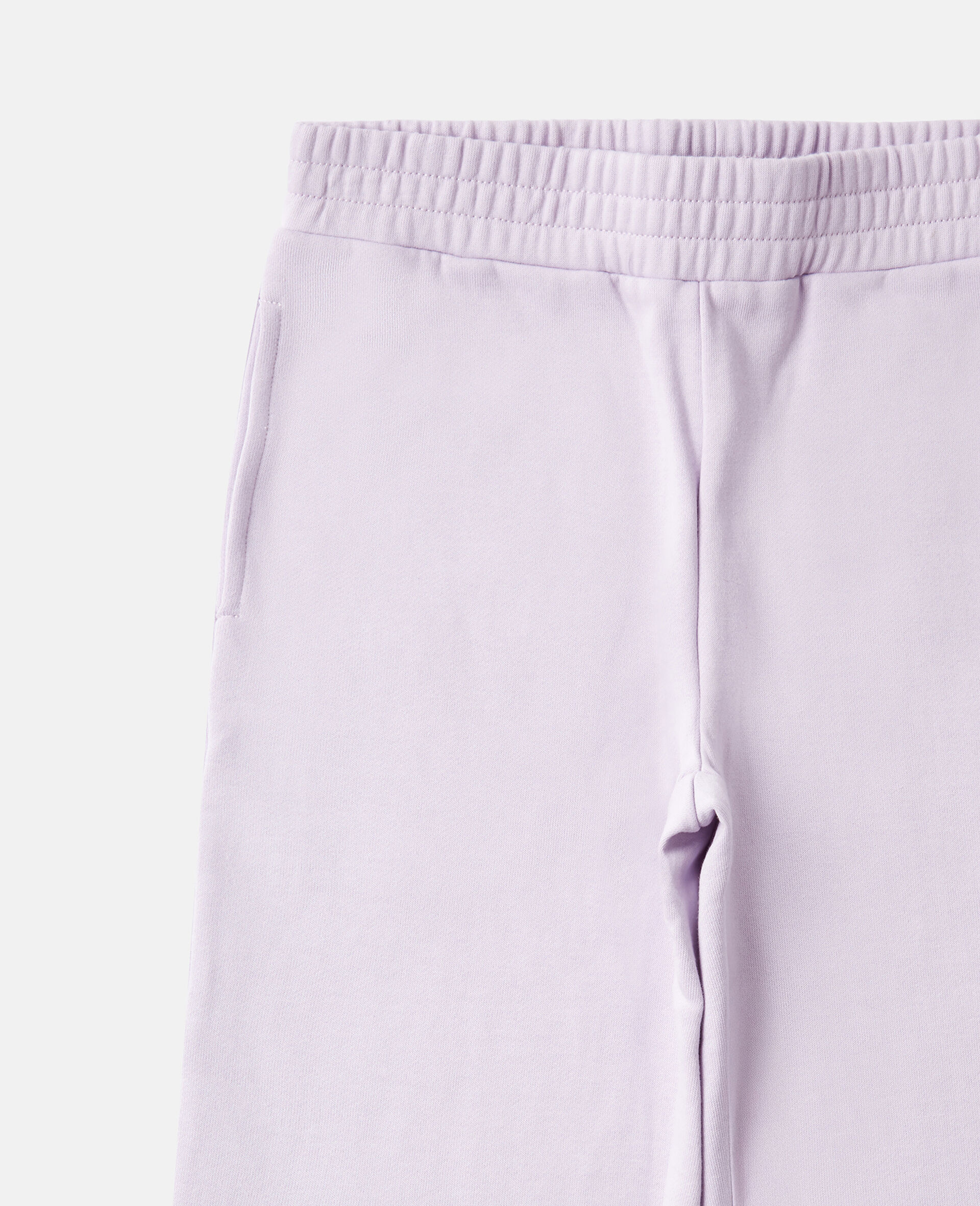 Elasticated Drawstring Joggers-Purple-medium