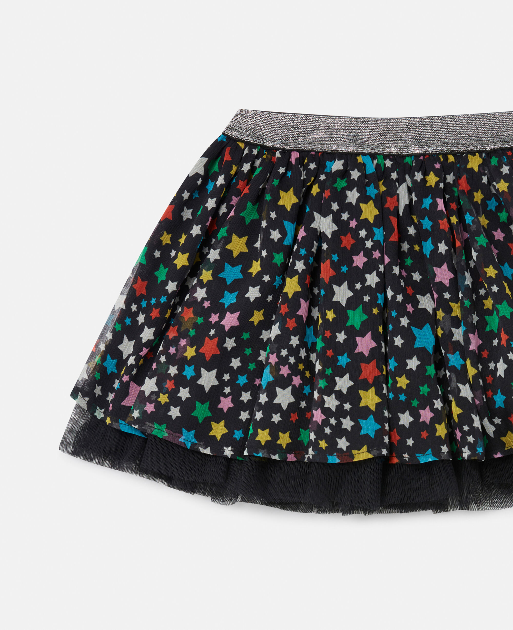 Stella McCartneyいちご柄チュールスカート Women Multicolour Star Pattern Frilled Tulle Dress | Stella
