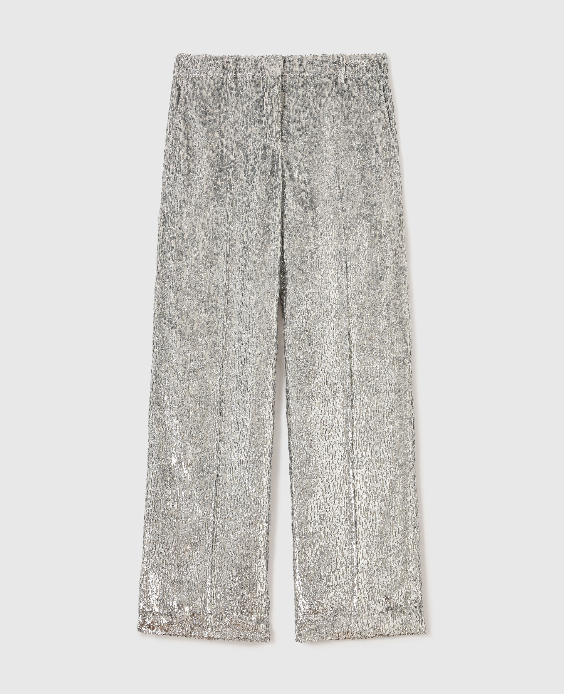 Fil Coupe Trousers-Silver-medium
