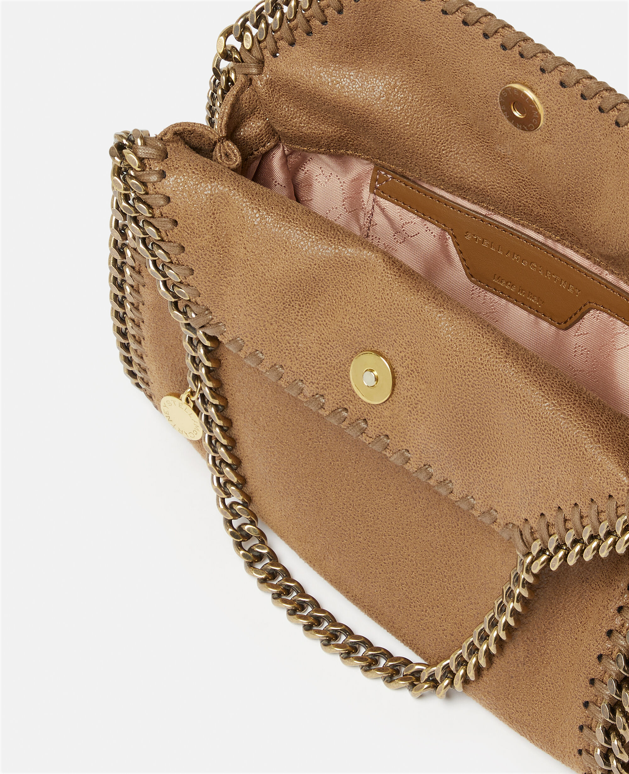 「ファラベラ」小さなトートバッグ ピーカンブラウン Women Pecan brown Falabella Mini Tote Bag | Stella McCartney US