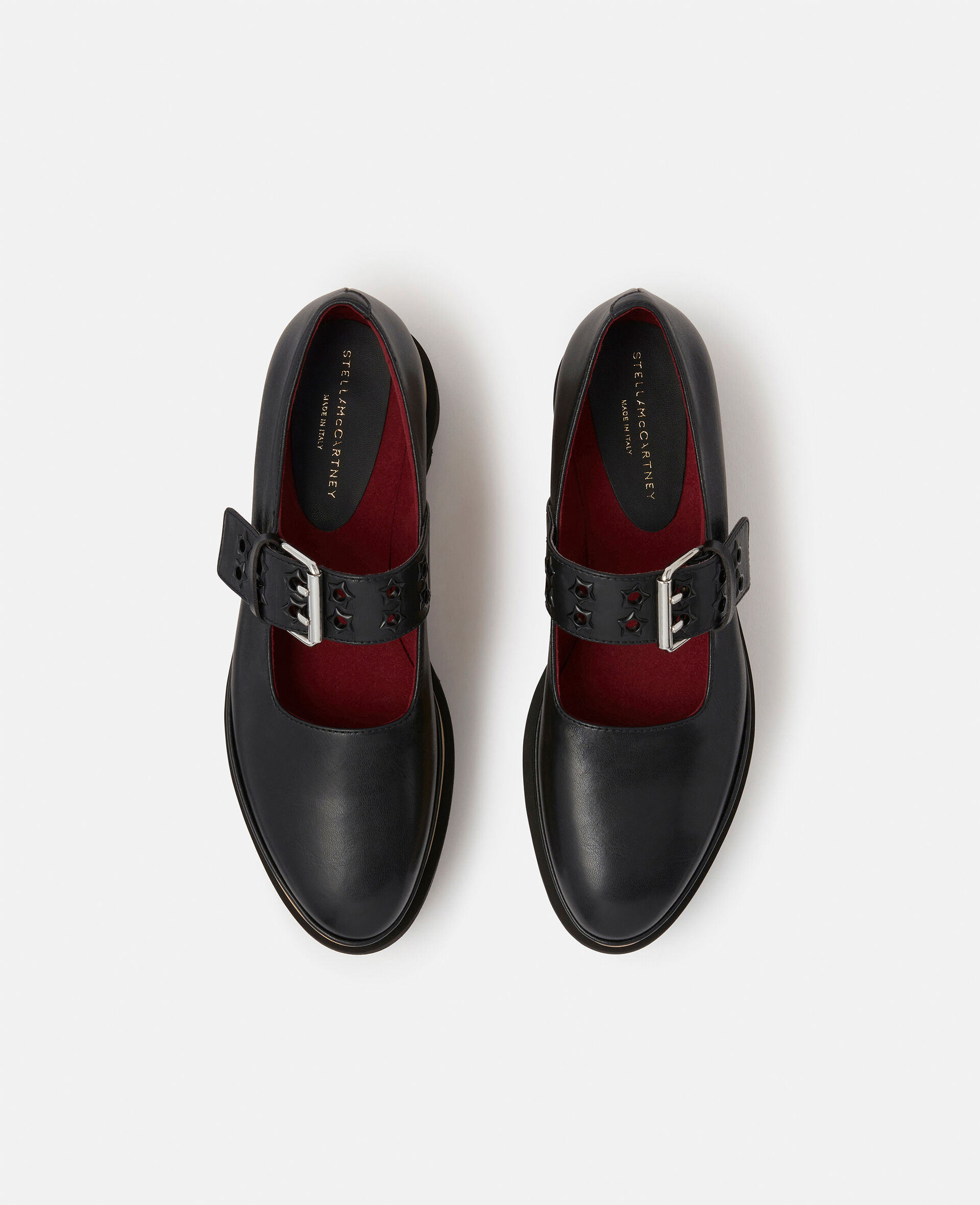 Elyse Star-Studded Mary Janes-Black-large image number 3