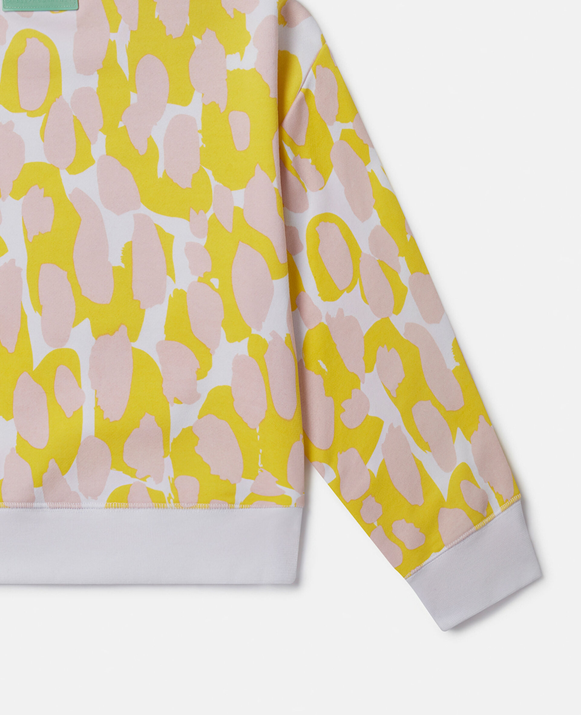 Camouflage Print Oversized Sweatshirt-White-large Camouflage Print Oversized Sweatshirt-White-large image number 3