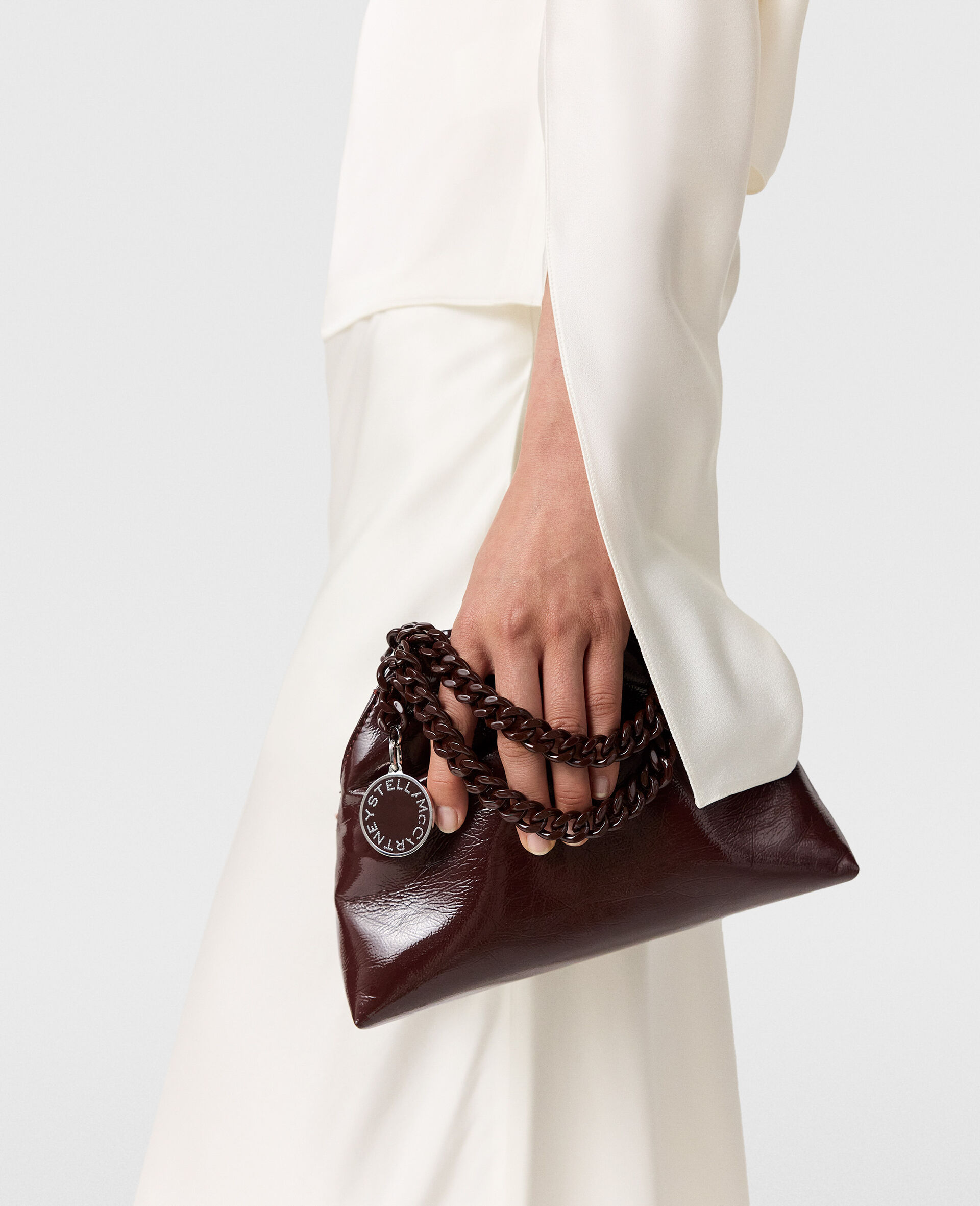 ケープスリーブ カットアウトサテントップ-Cream-large image number 7