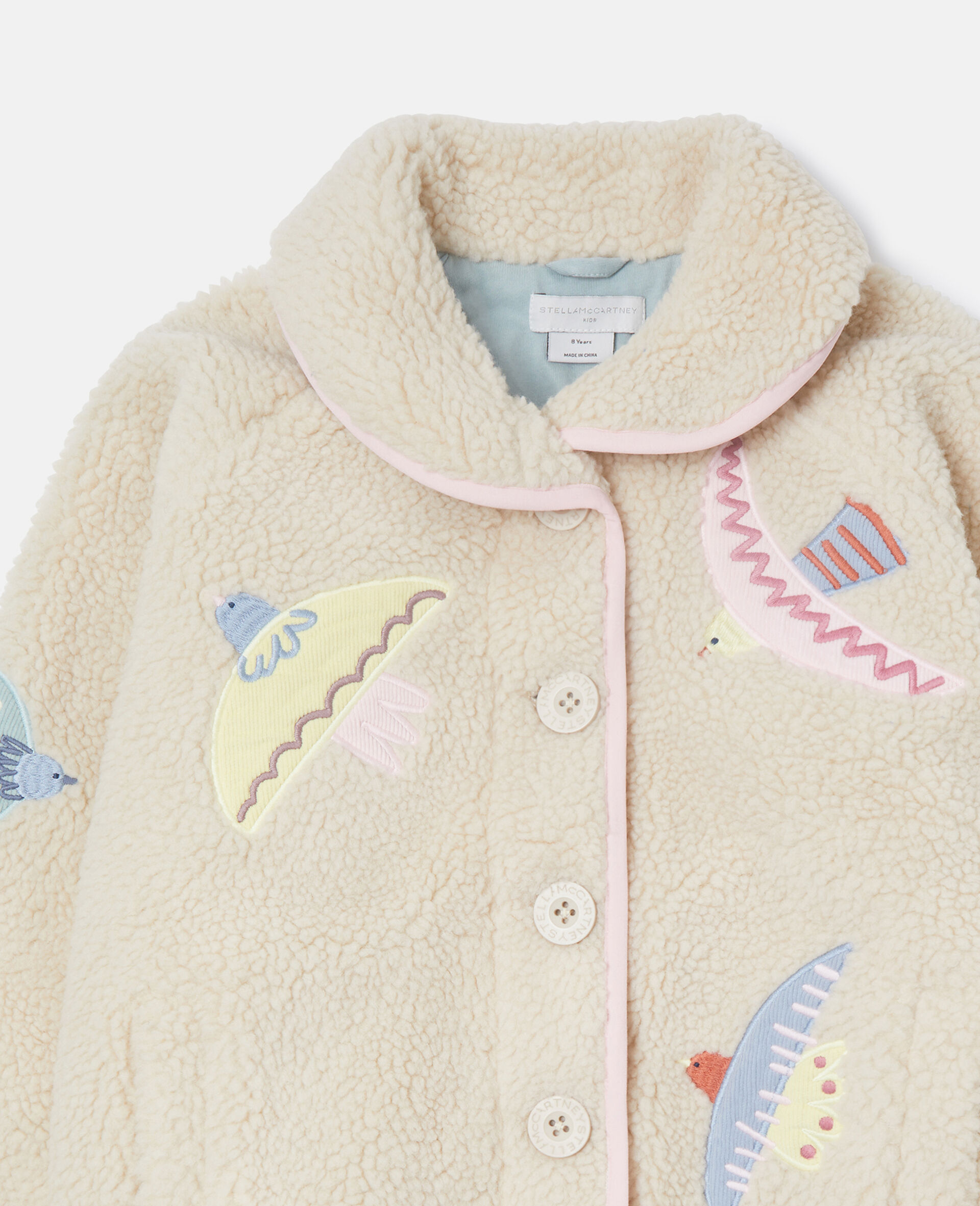 Dove Embroidered Fleece-Beige-large Dove Embroidered Fleece-Beige-large image number 2