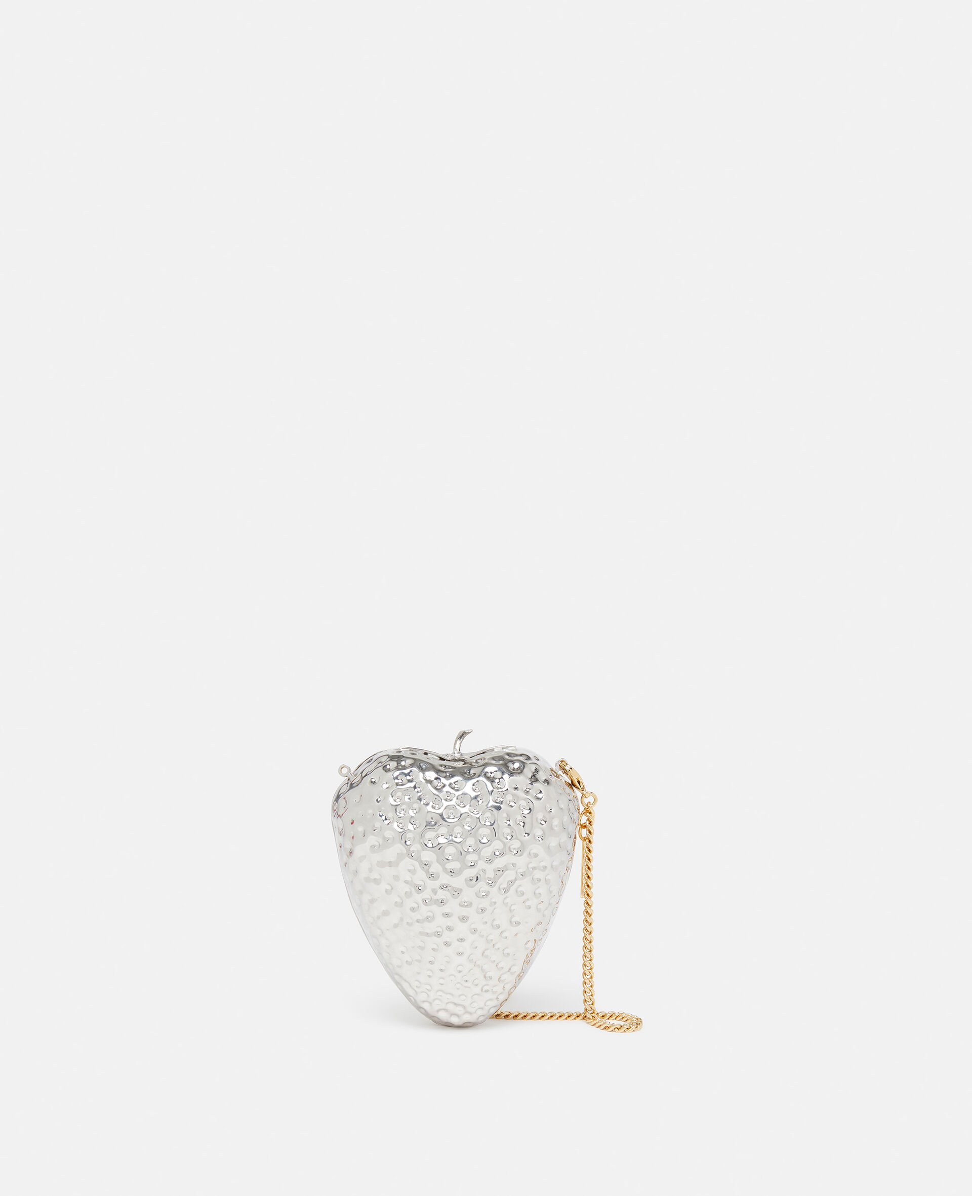 Strawberry-Shaped Double-Chromatic Brass Clutch-Multicoloured-large image number 0
