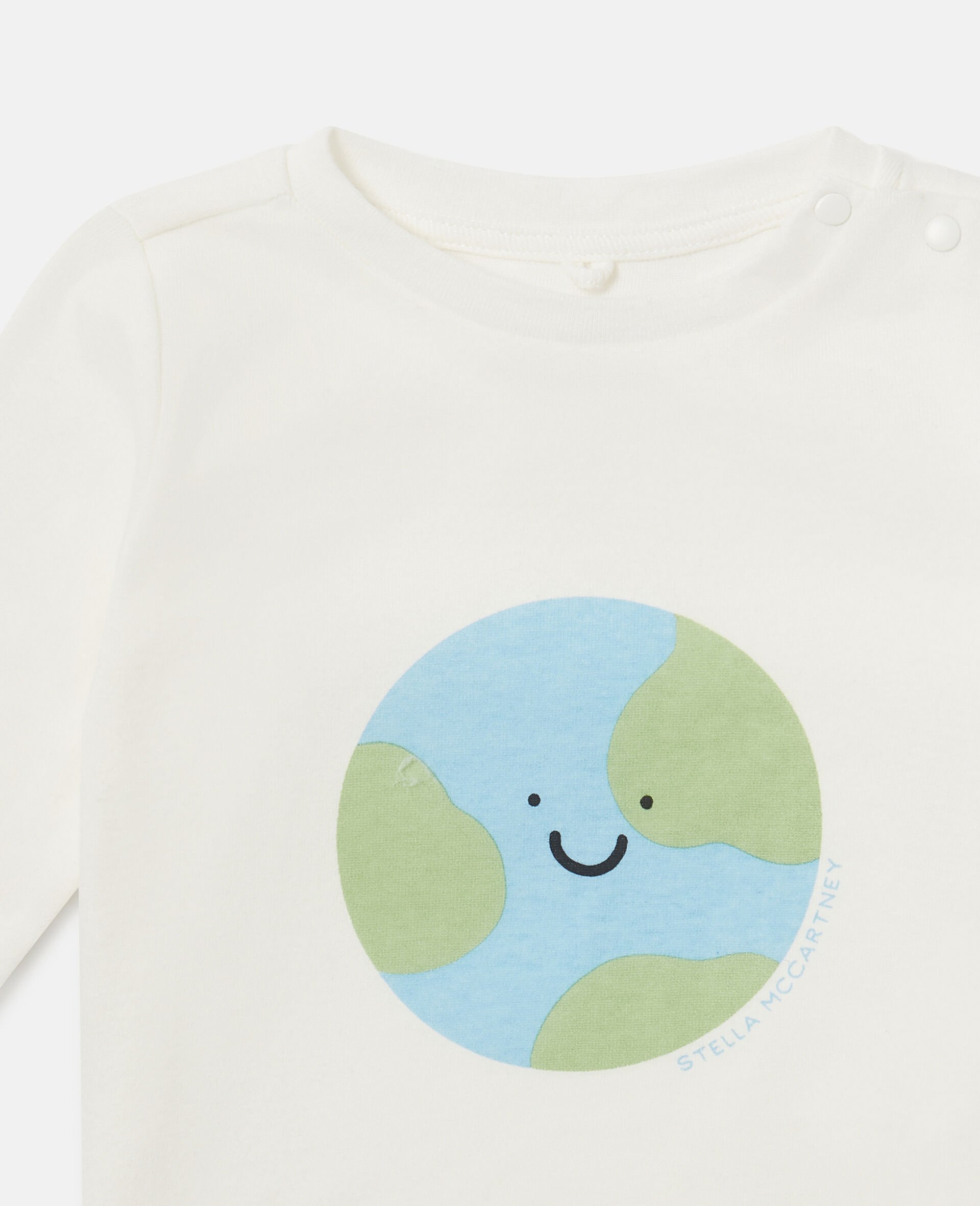 Earth Graphic Long-Sleeve Top-White-large Earth Graphic Long-Sleeve Top-White-large image number 1