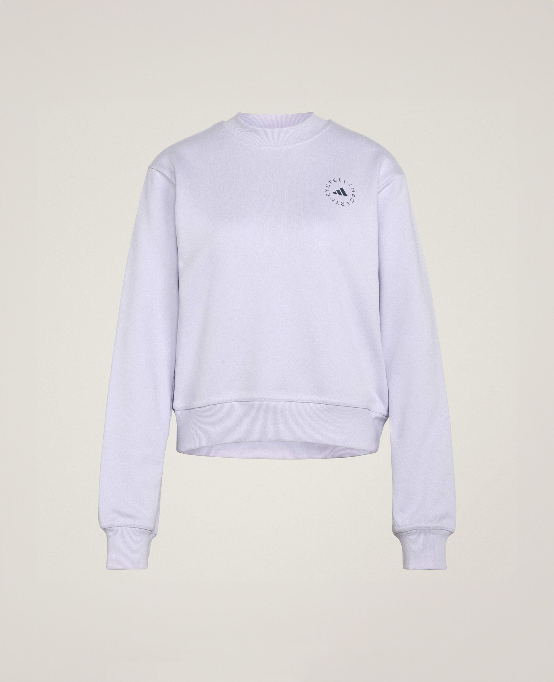 TrueCasuals  Crewneck Sweatshirt-Purple-medium