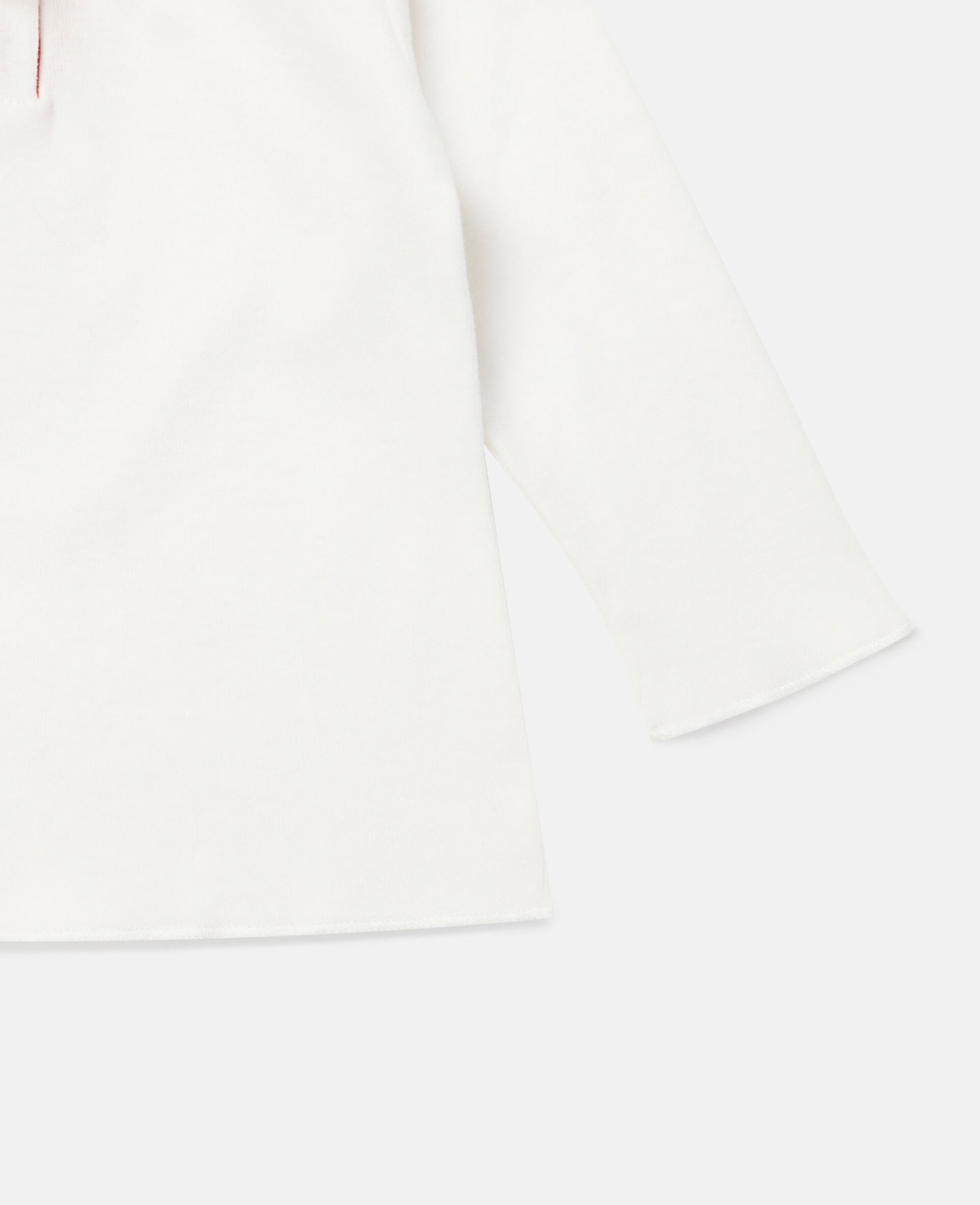 マッシュルームカラー コットンTシャツ-ホワイト-large image number 2