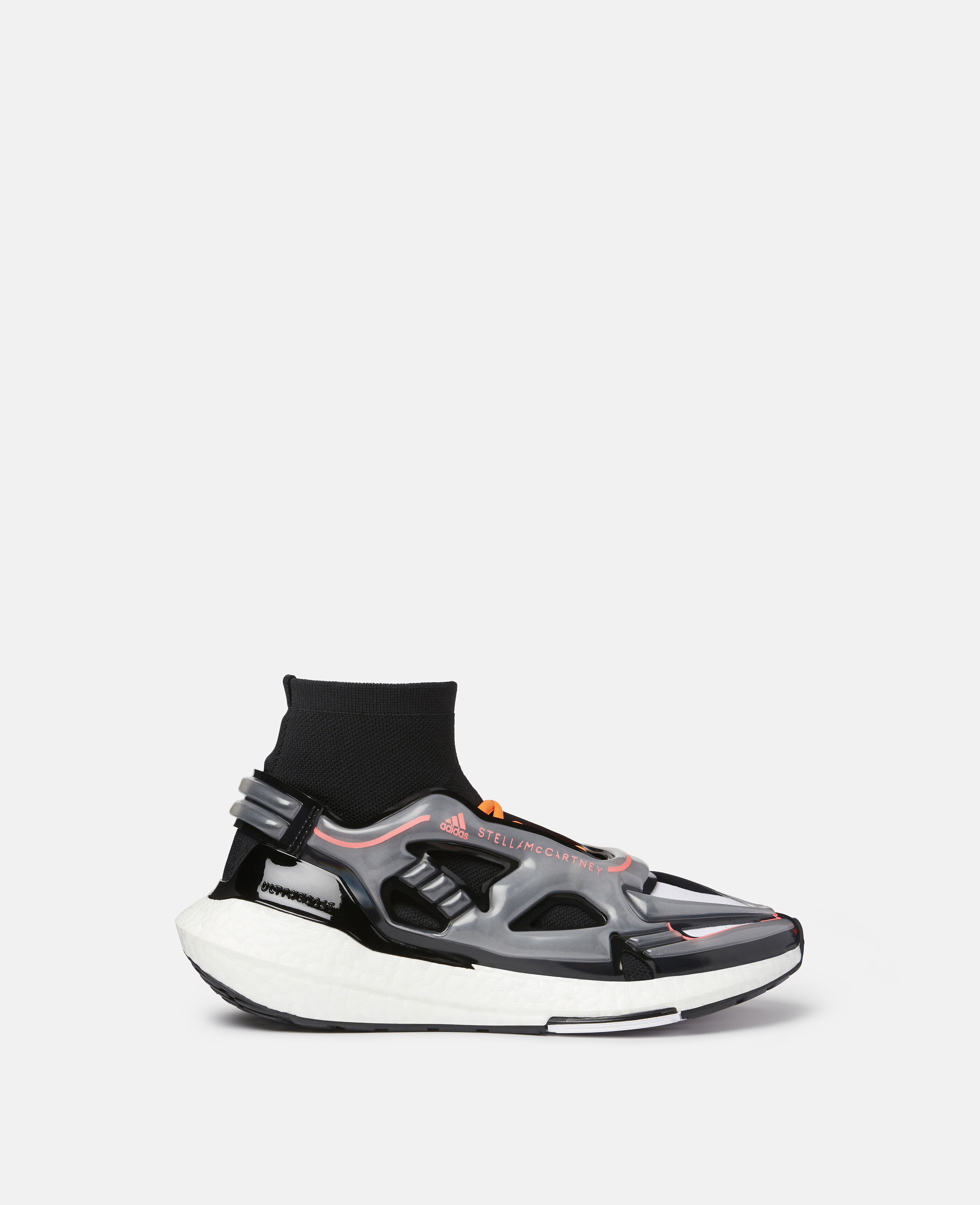 Women Translucent Black Signal Orange Ultraboost 22 Elevated Trainers Stella McCartney LV