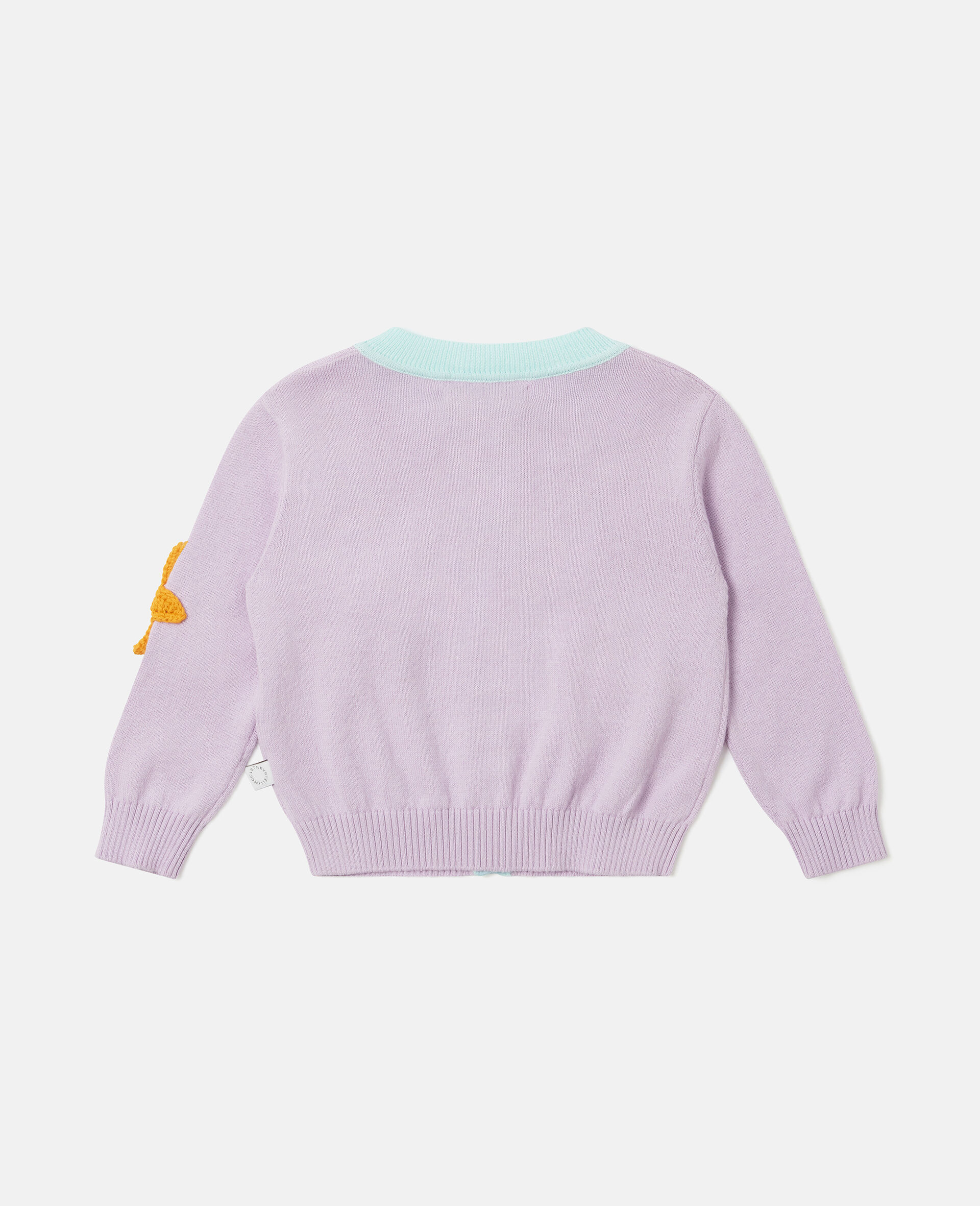 Starfish Patch Cardigan-Purple-large image number 2