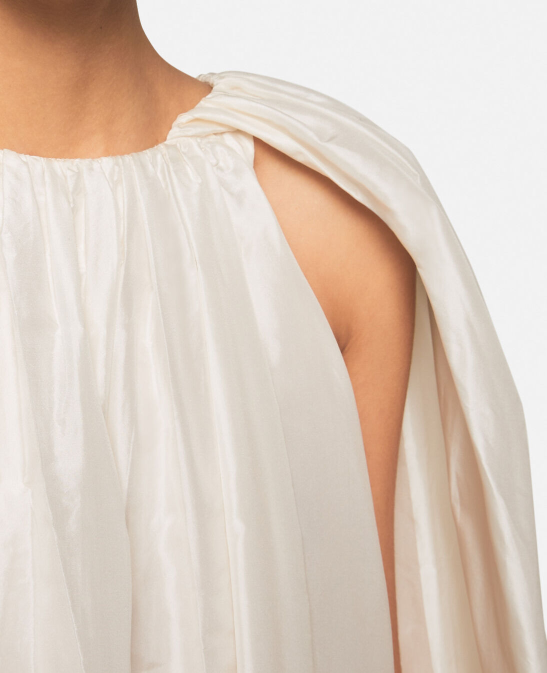 ワンピース Stella McCartney Cape mini dress Stella McCartney One-Shoulder Cape Mini Dress - Bergdorf Goodman