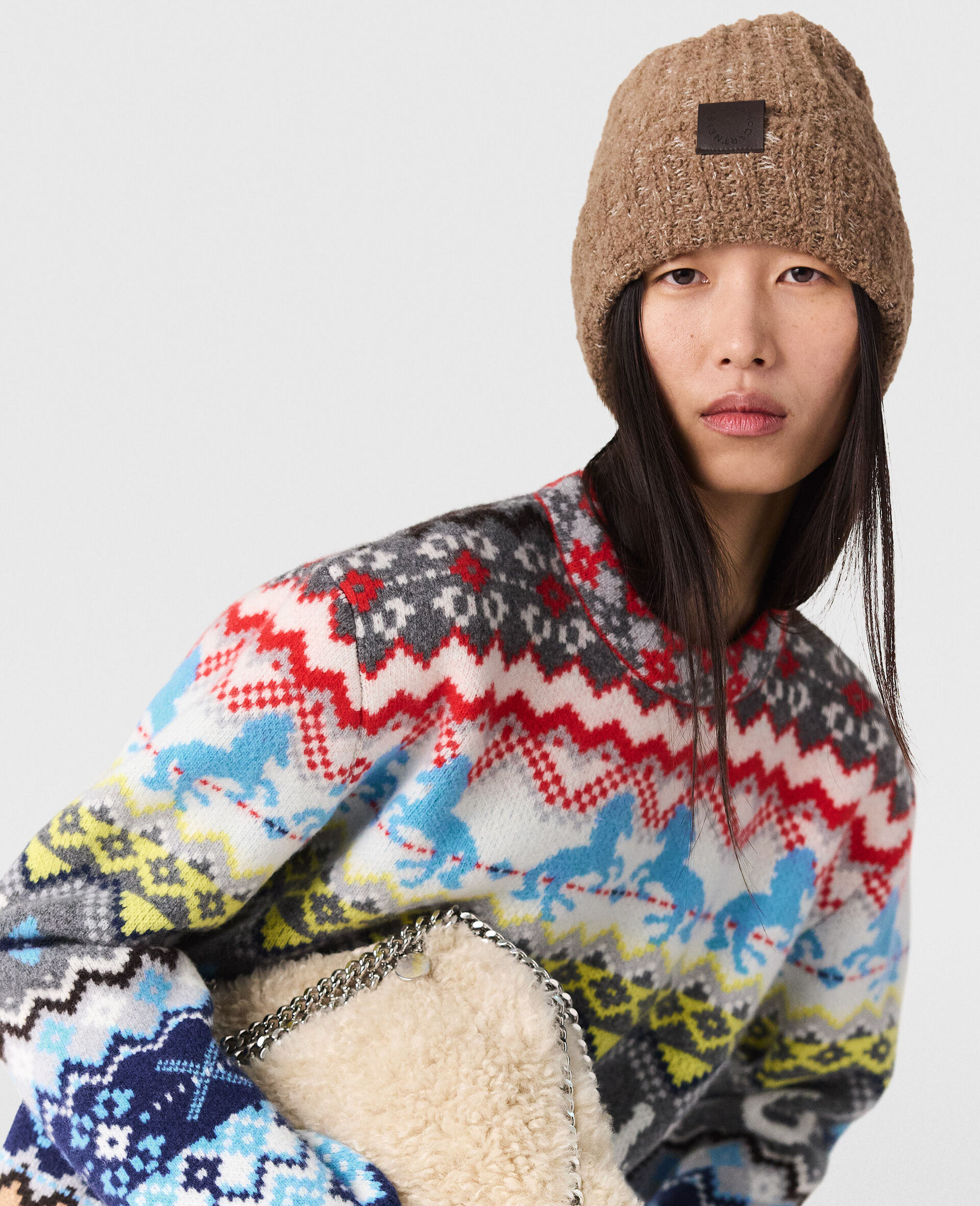 Pinstripe Logo Beanie-Blue-large image number 1