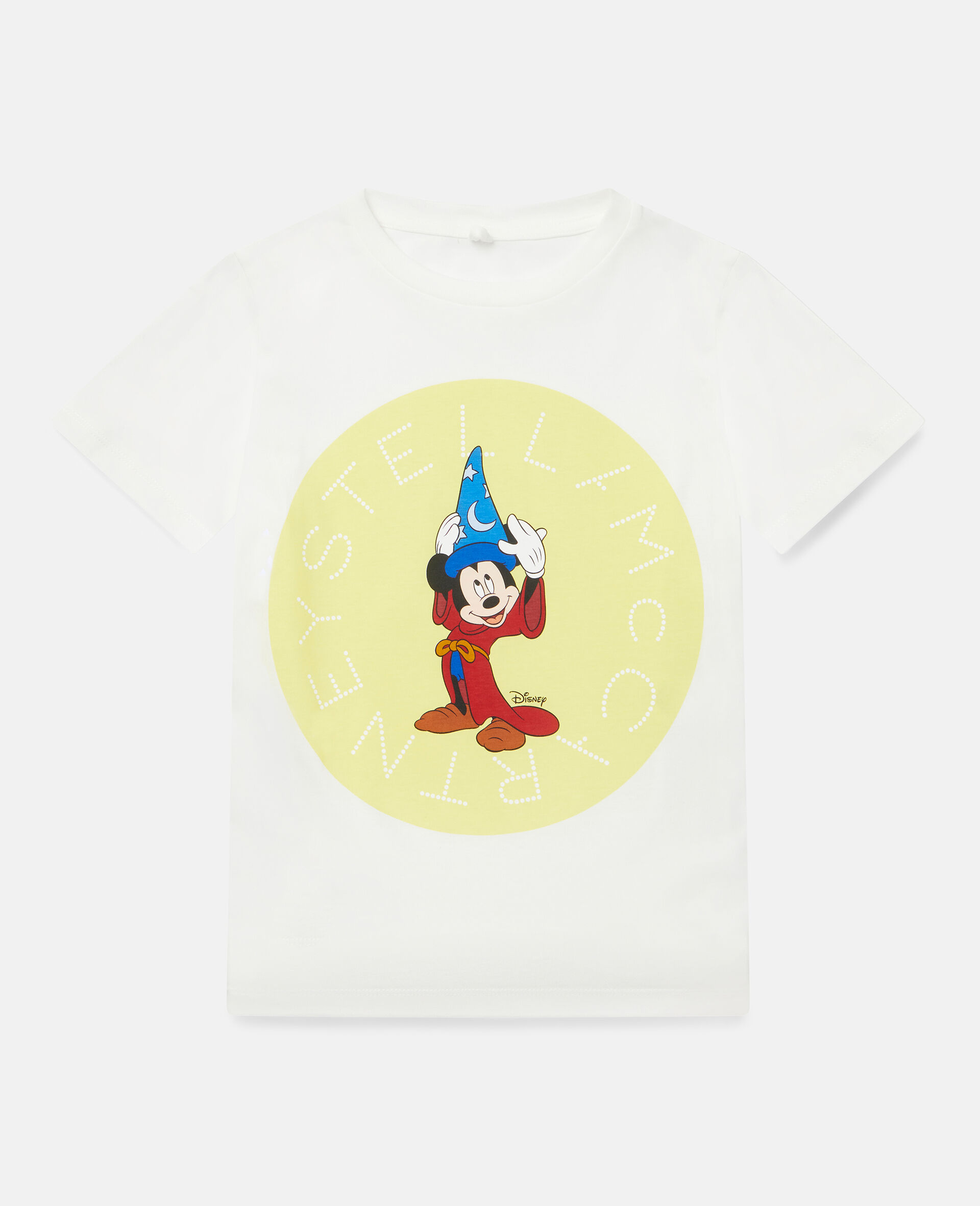 Fantasia Mickey Print T‐Shirt-White-large image number 0