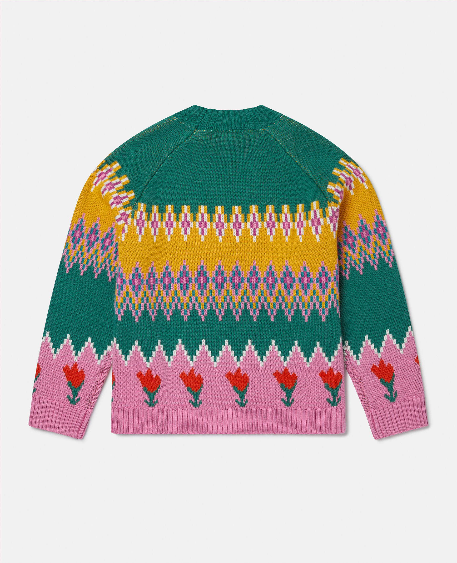 Women Multicolour Tulip Fair Isle Jumper Stella McCartney US