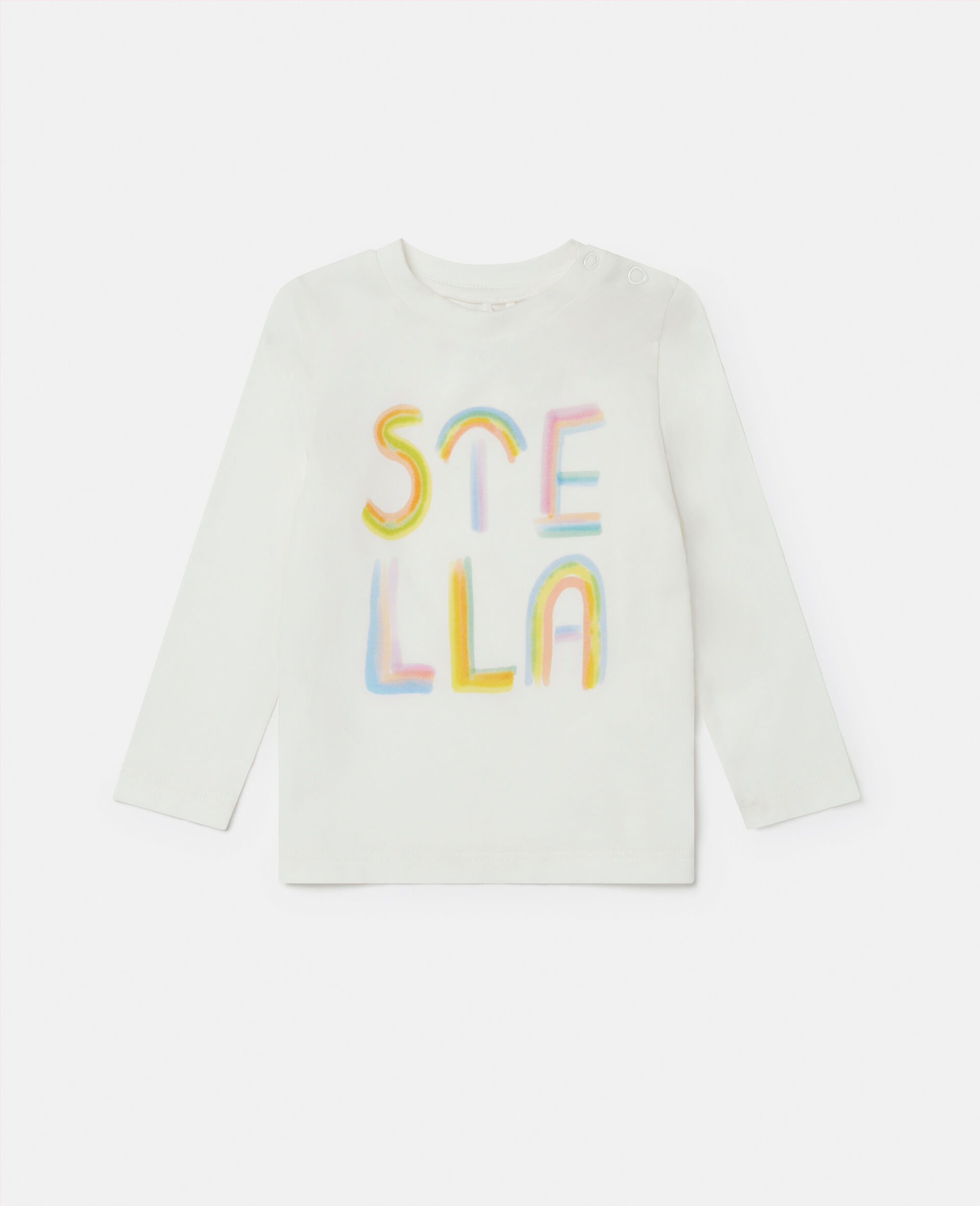 Stella Mccartney White Rainbows Inspired Logo T-Shirt