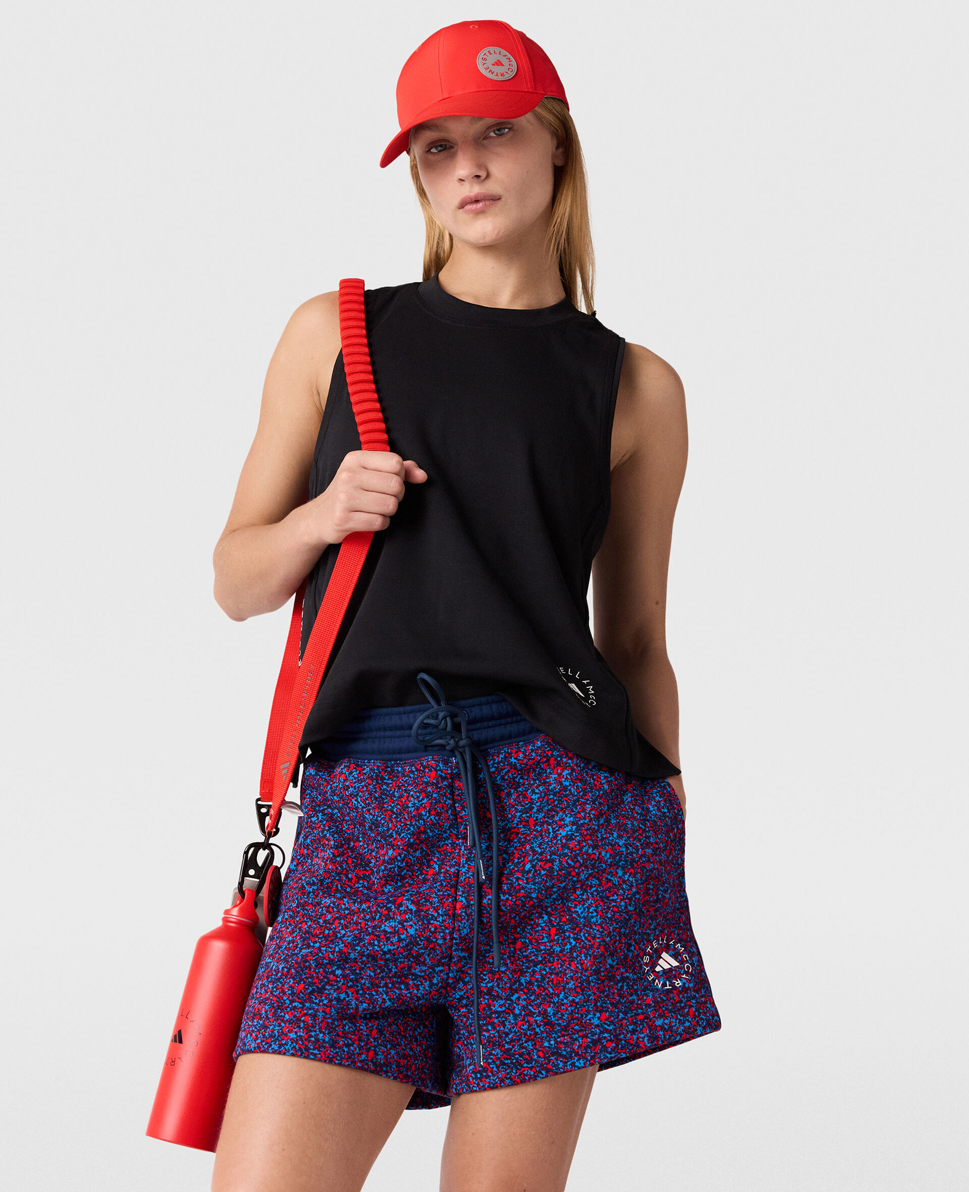 Pantaloncini TrueLife con Logo-Blu-model