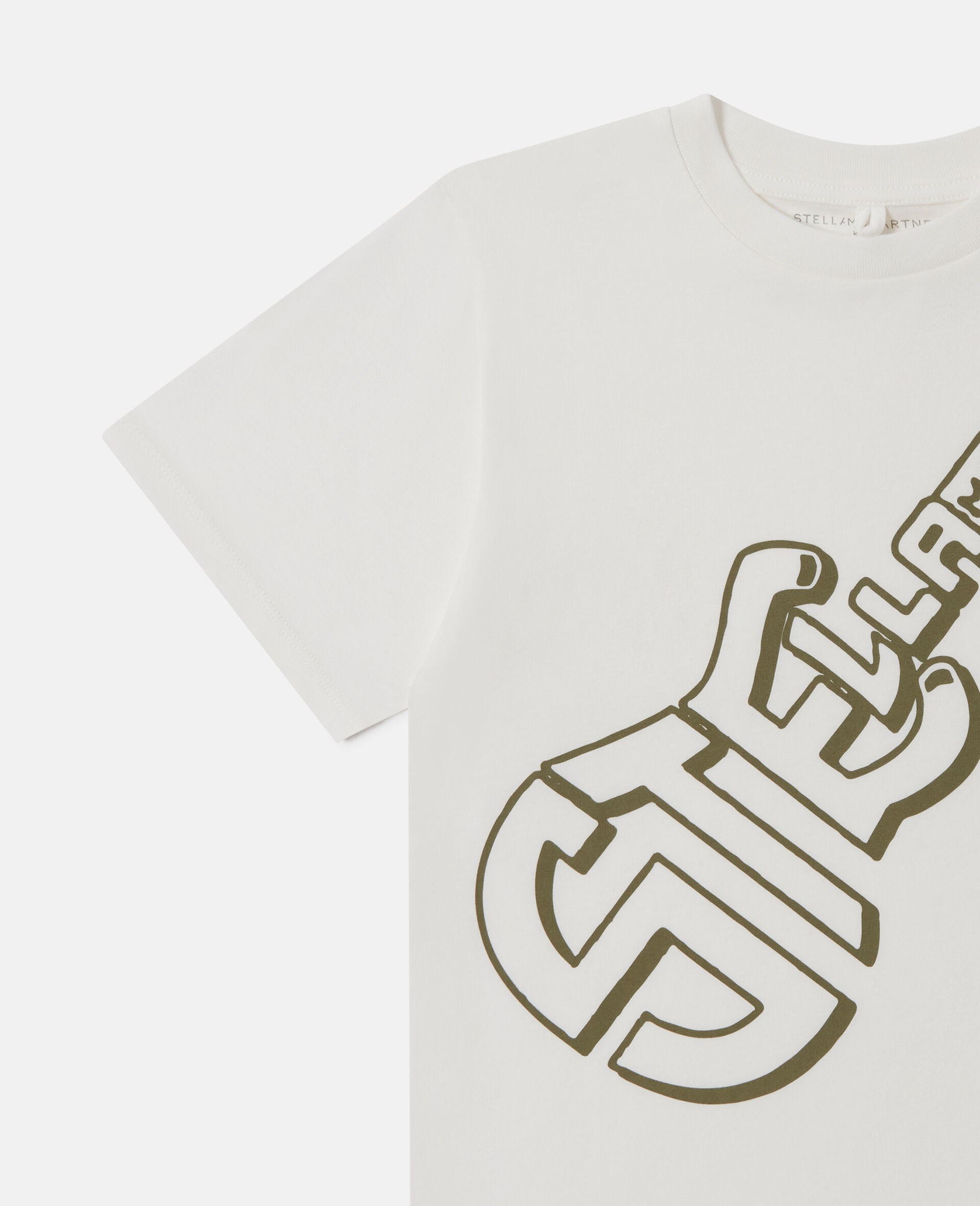 Guitar Graphic T-Shirt-Cream-medium
