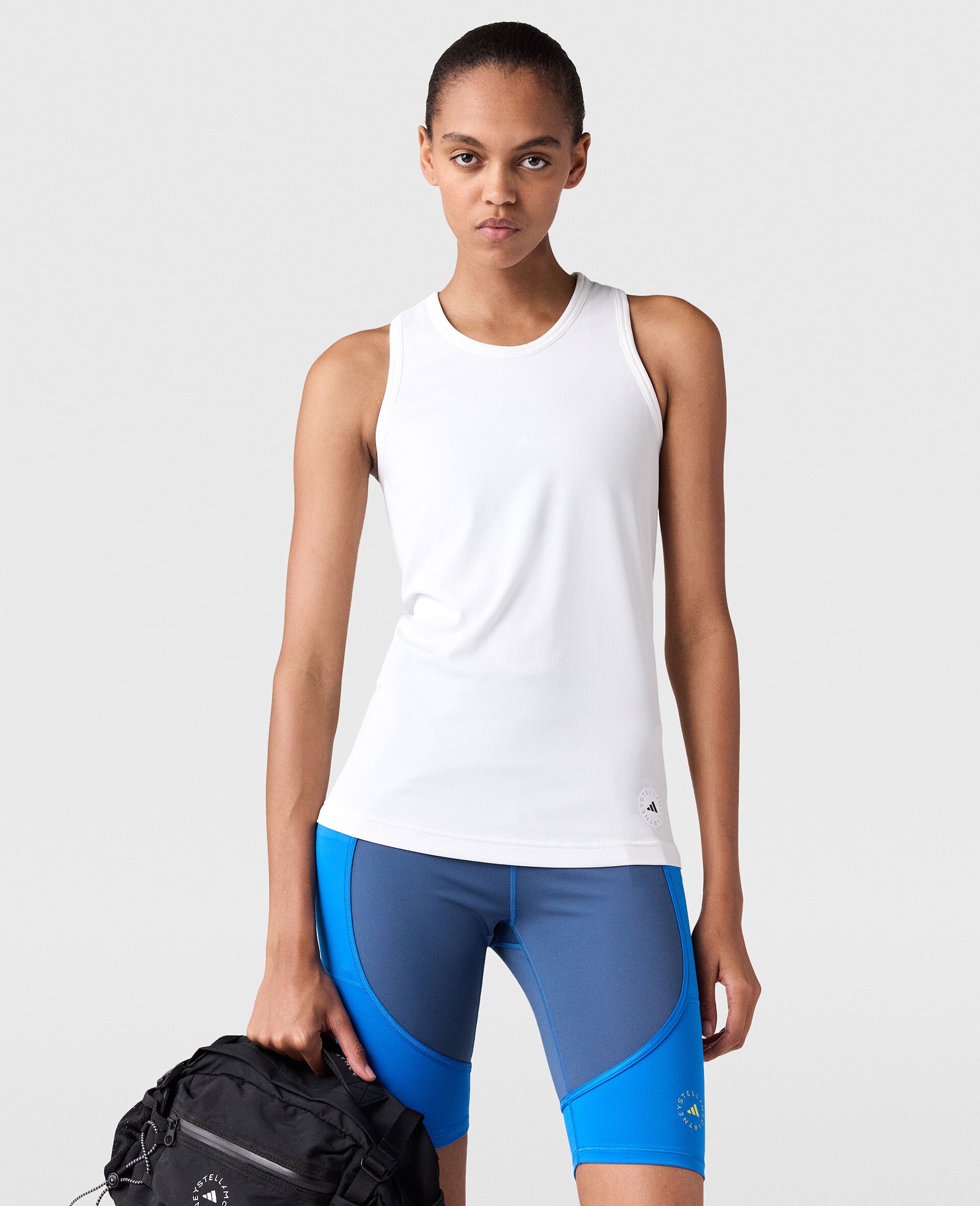 TrueLife Logo Tank Top-White-model