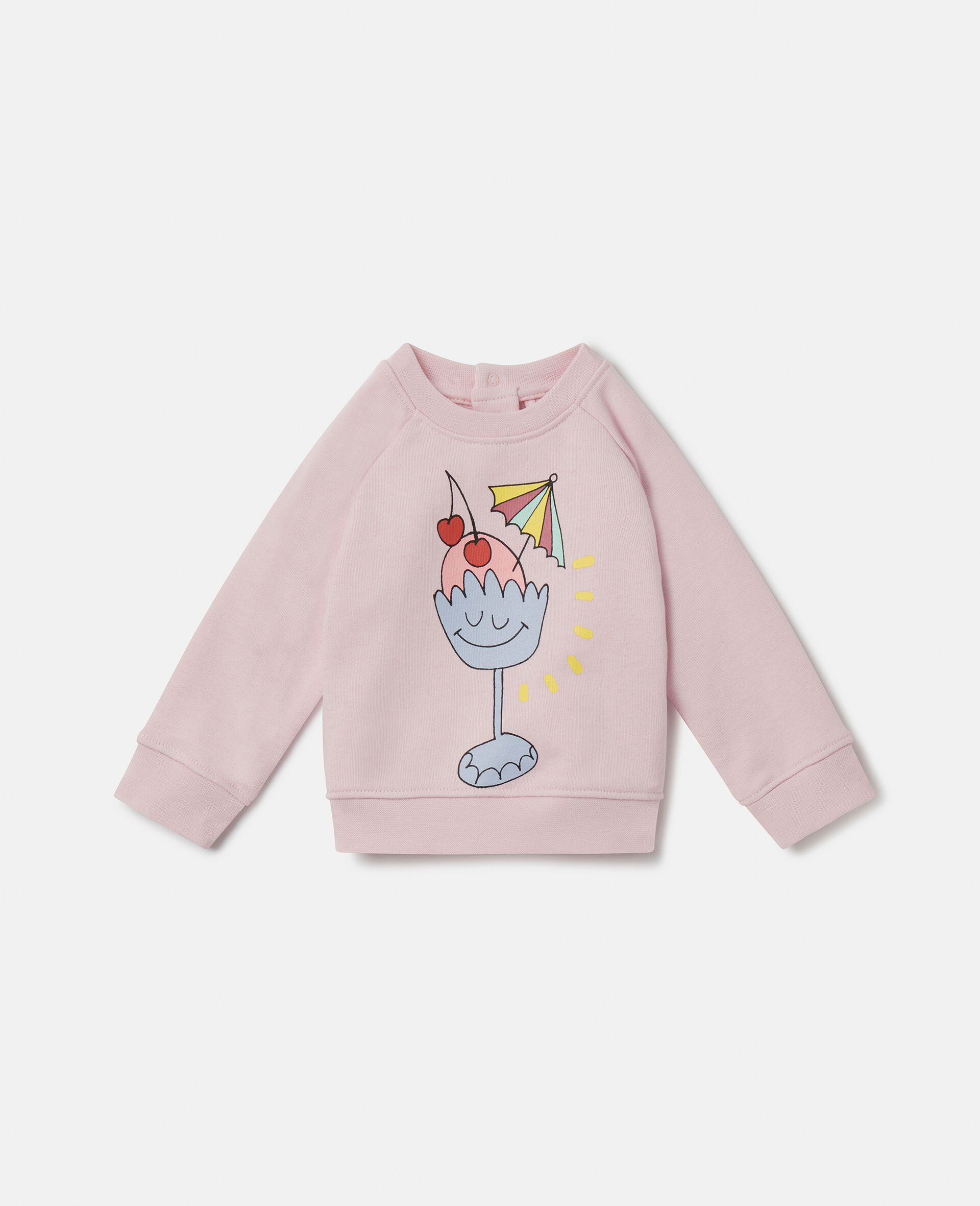 Summer Cocktail Sweatshirt-Pink-medium
