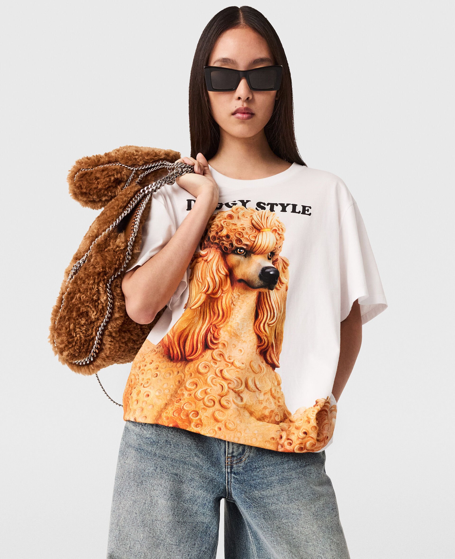 Jeff Koons Doggy Style T-Shirt-White-large image number 3