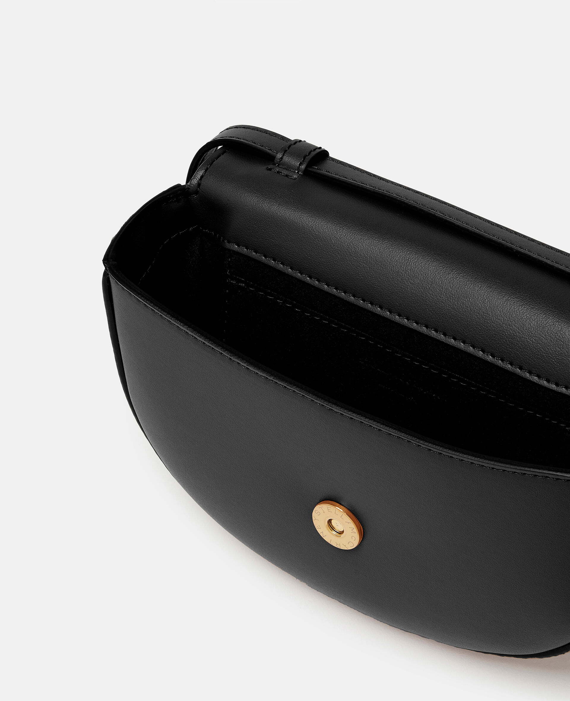 Frayme Whipstitch Small Shoulder Bag-Black-large image number 4