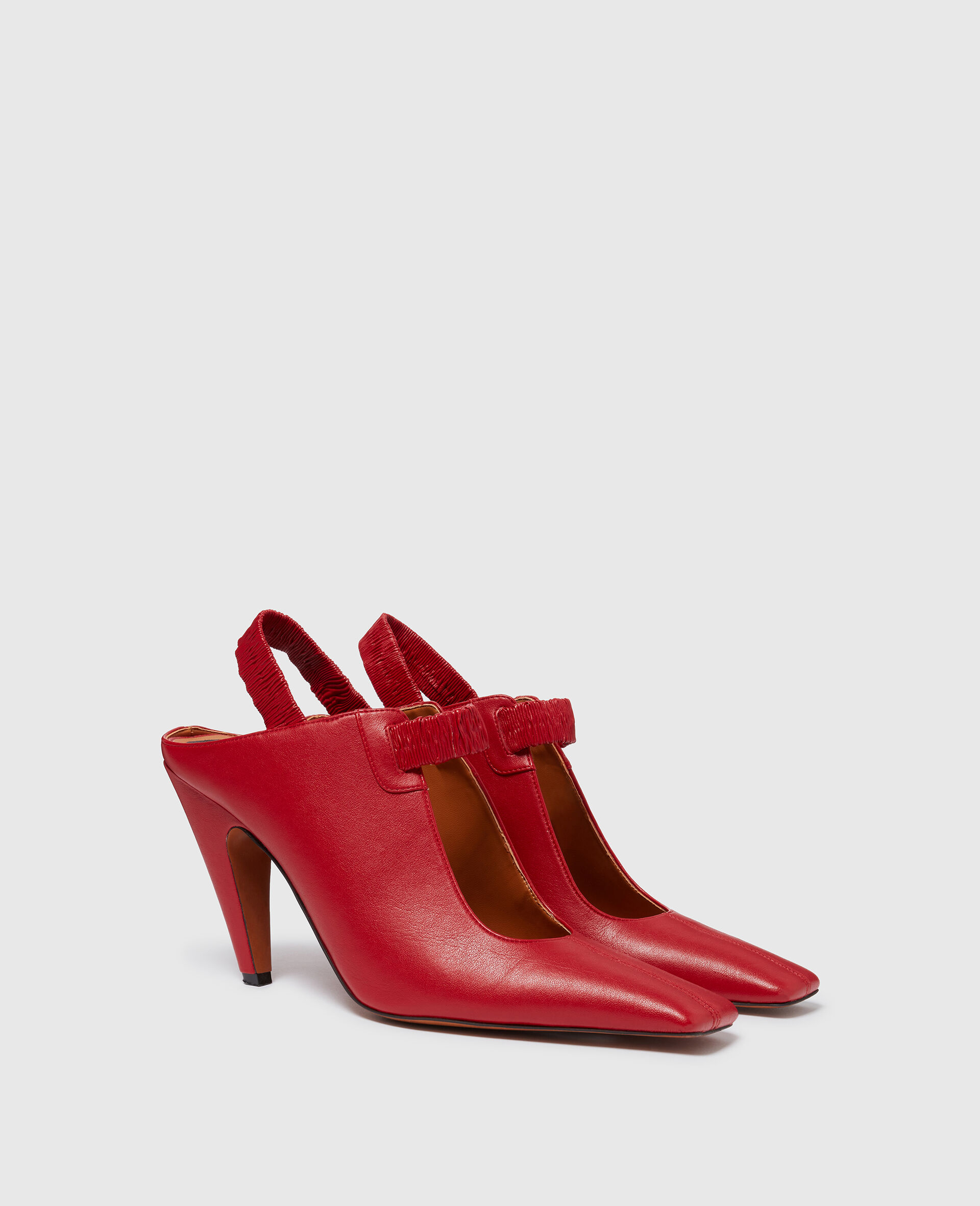Stella Spur Slingbacks-Red-large image number 2