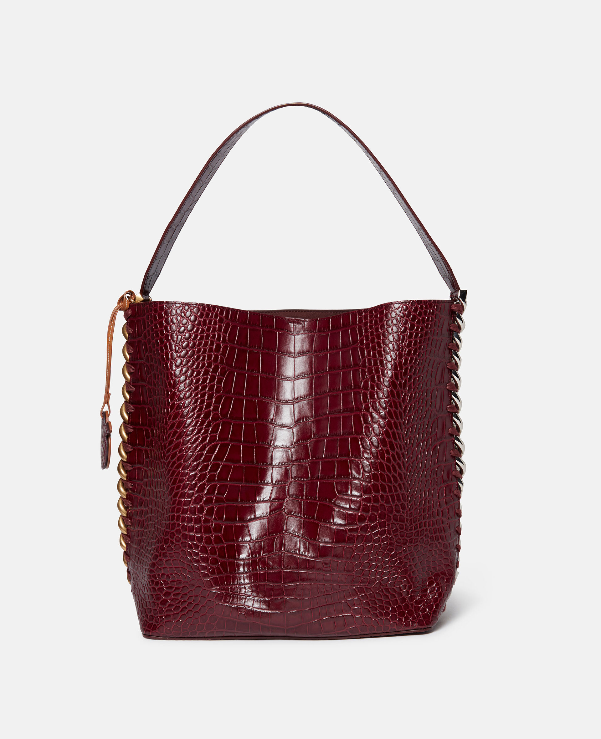 Frayme Croc-Effect Embossed Tote Bag-Multicolour-large image number 0