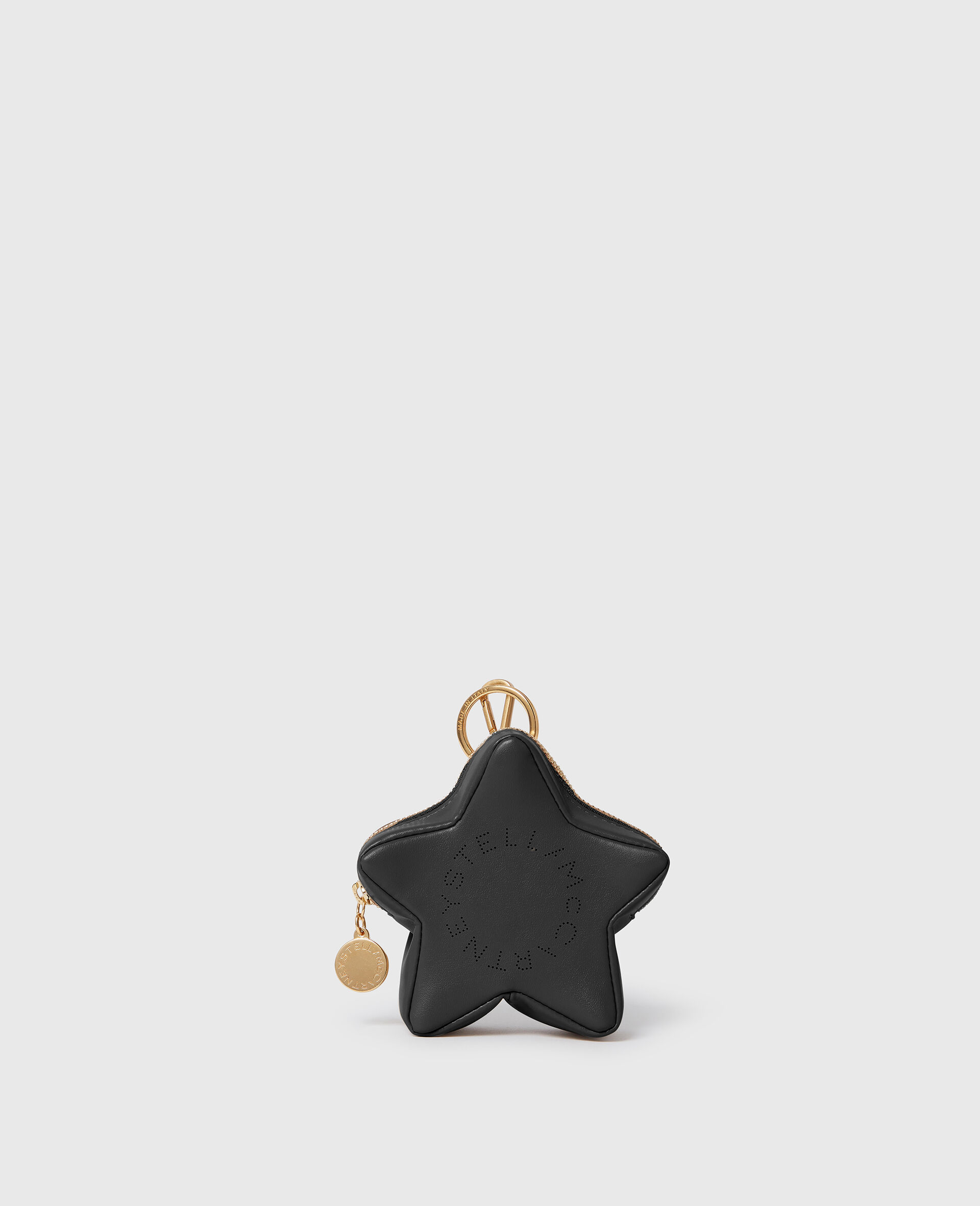Logo Star Coin Purse Keychain-White-large image number 0