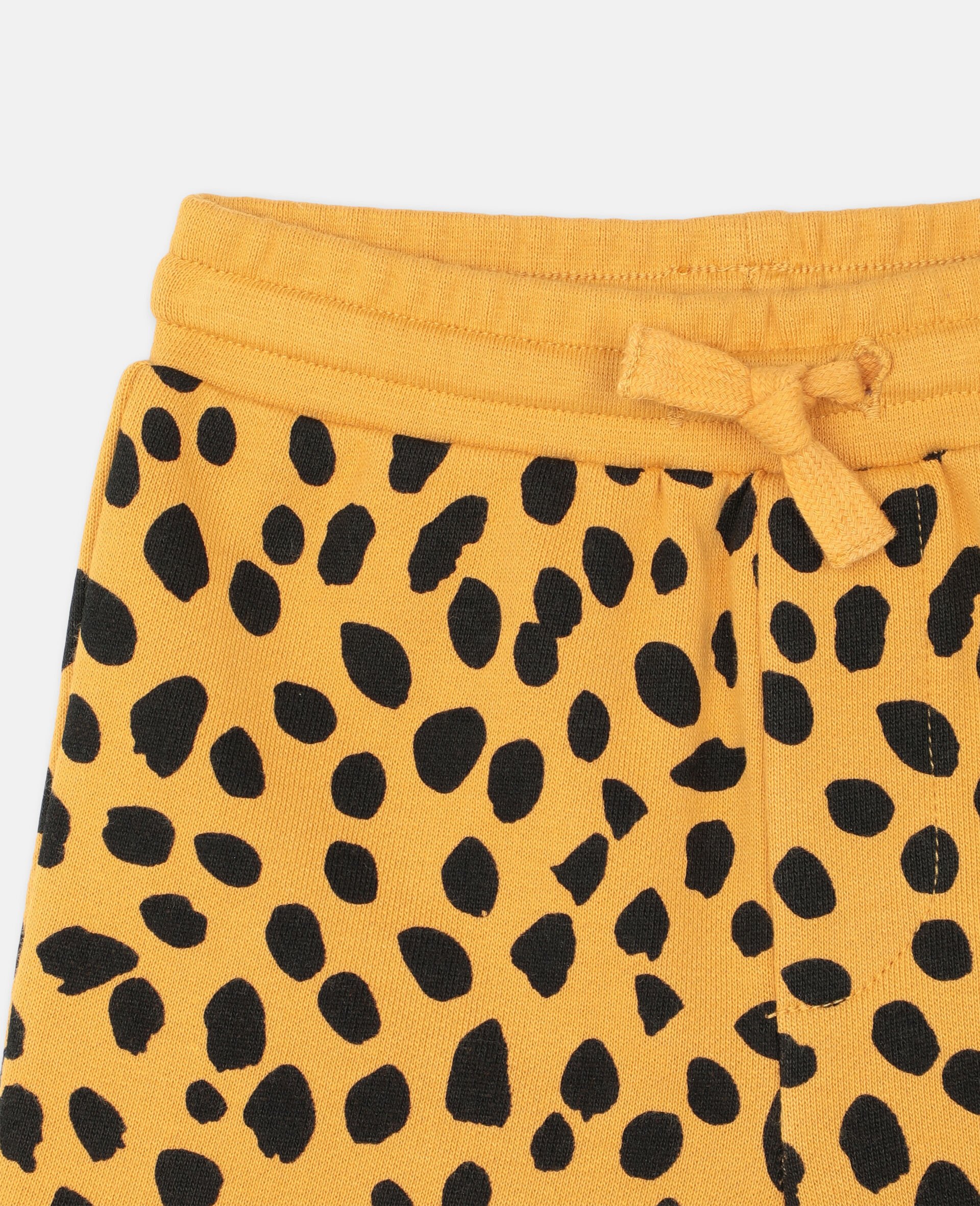 Cheetah Dots Cotton Shorts -Multicolour-large image number 1