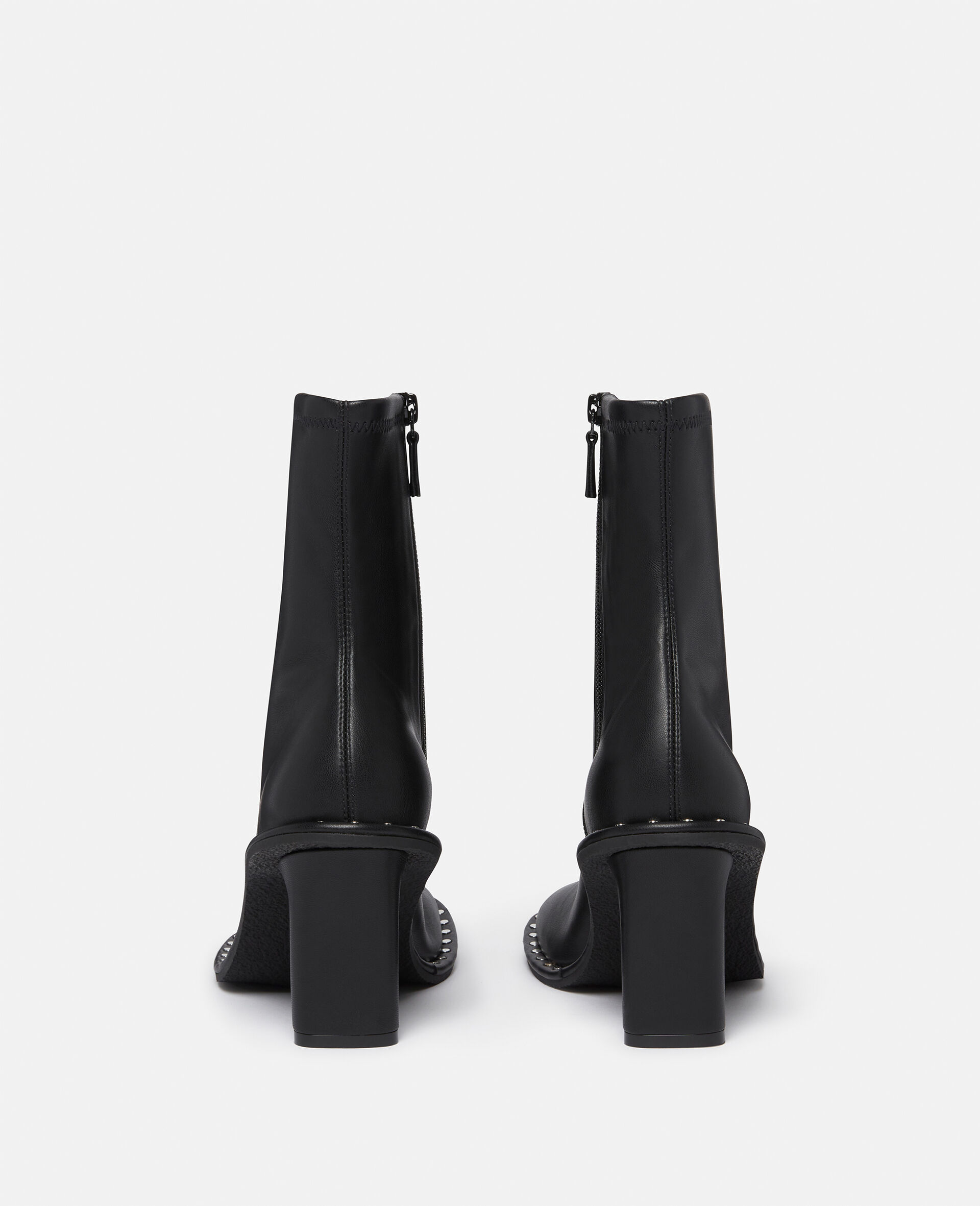 Bottes chaussette a talons Ryder-Noir-large image number 3