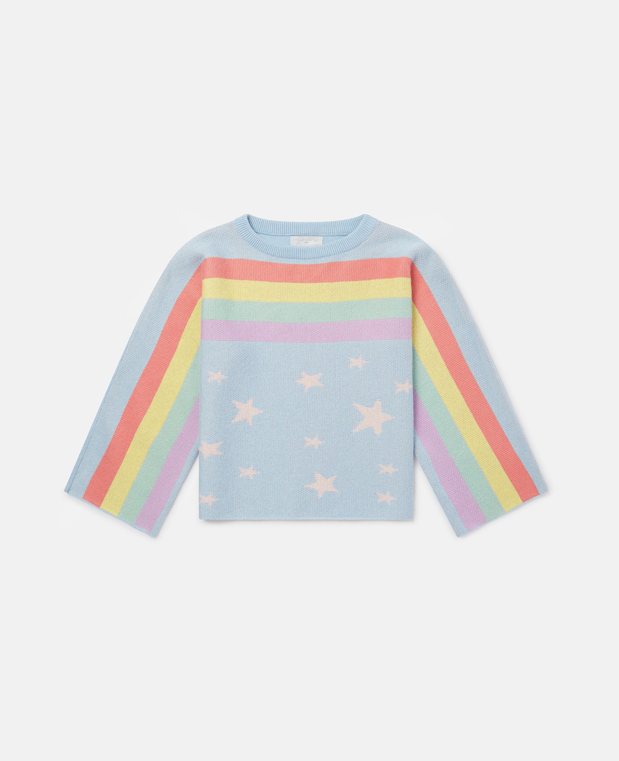 Rainbow print jumper on sale