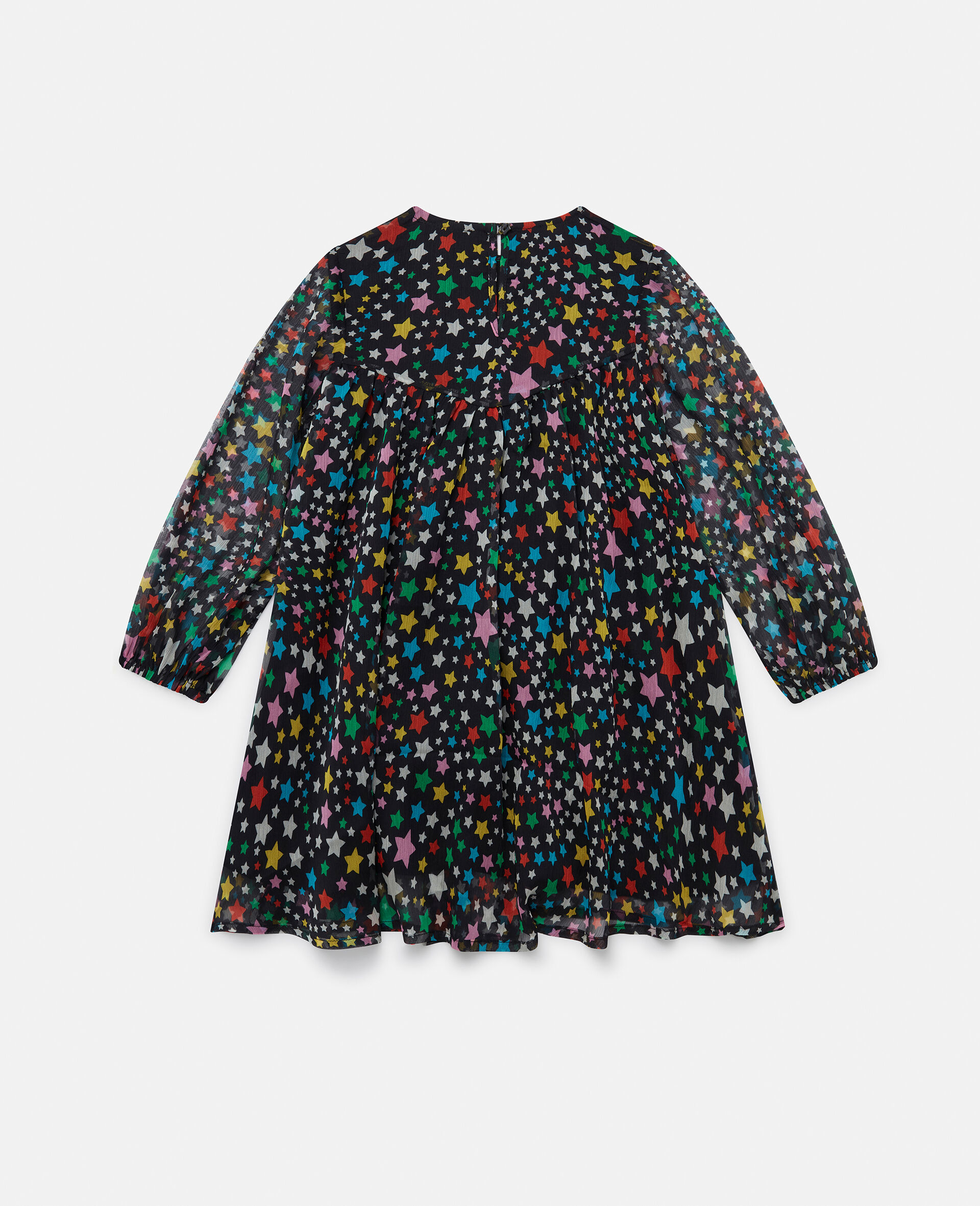 Star Pattern Pleated Dress-Multicolour-large Star Pattern Pleated Dress-Multicolour-large image number 2