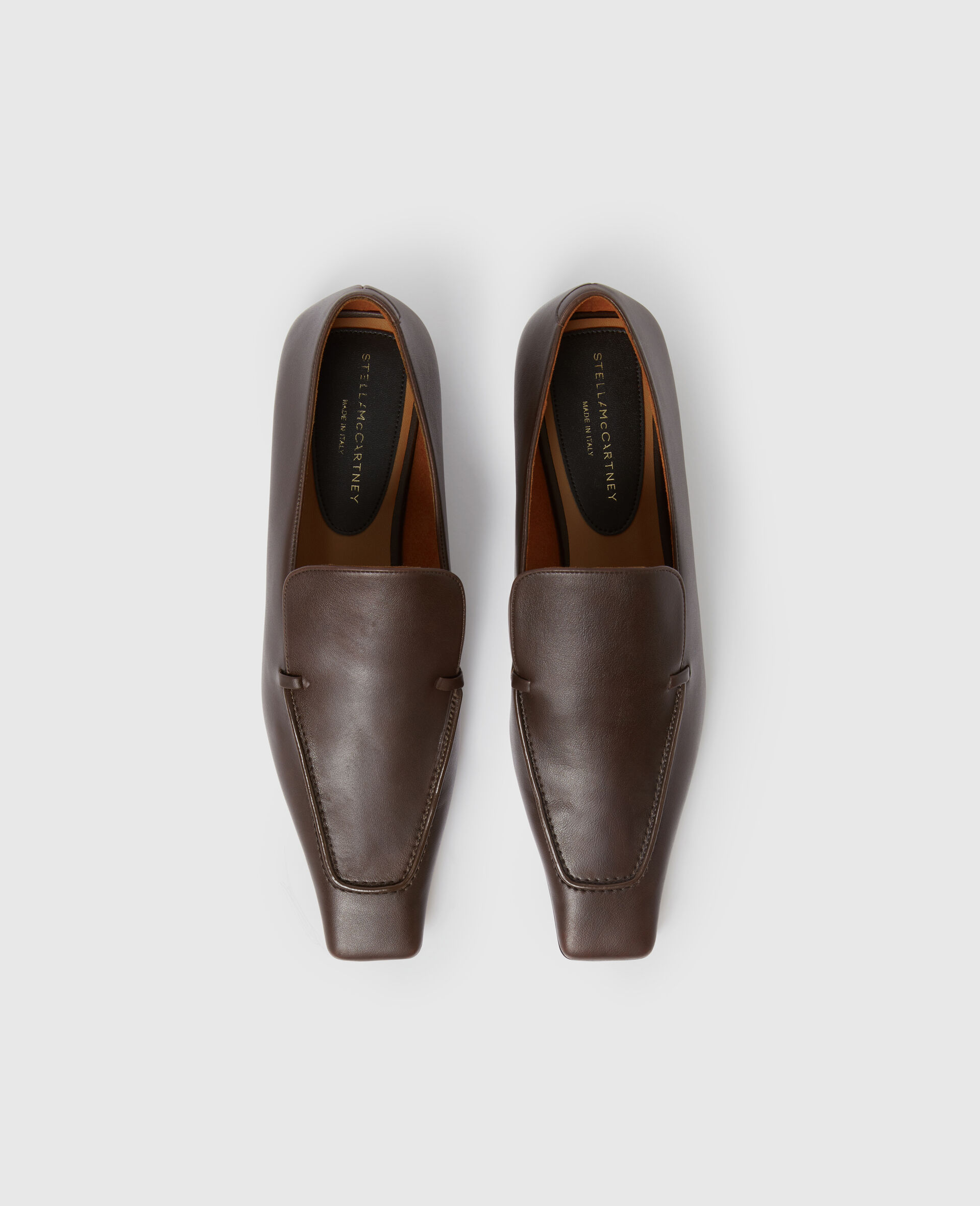 Mocassins a enfiler a bout pointu-Marron-large image number 3