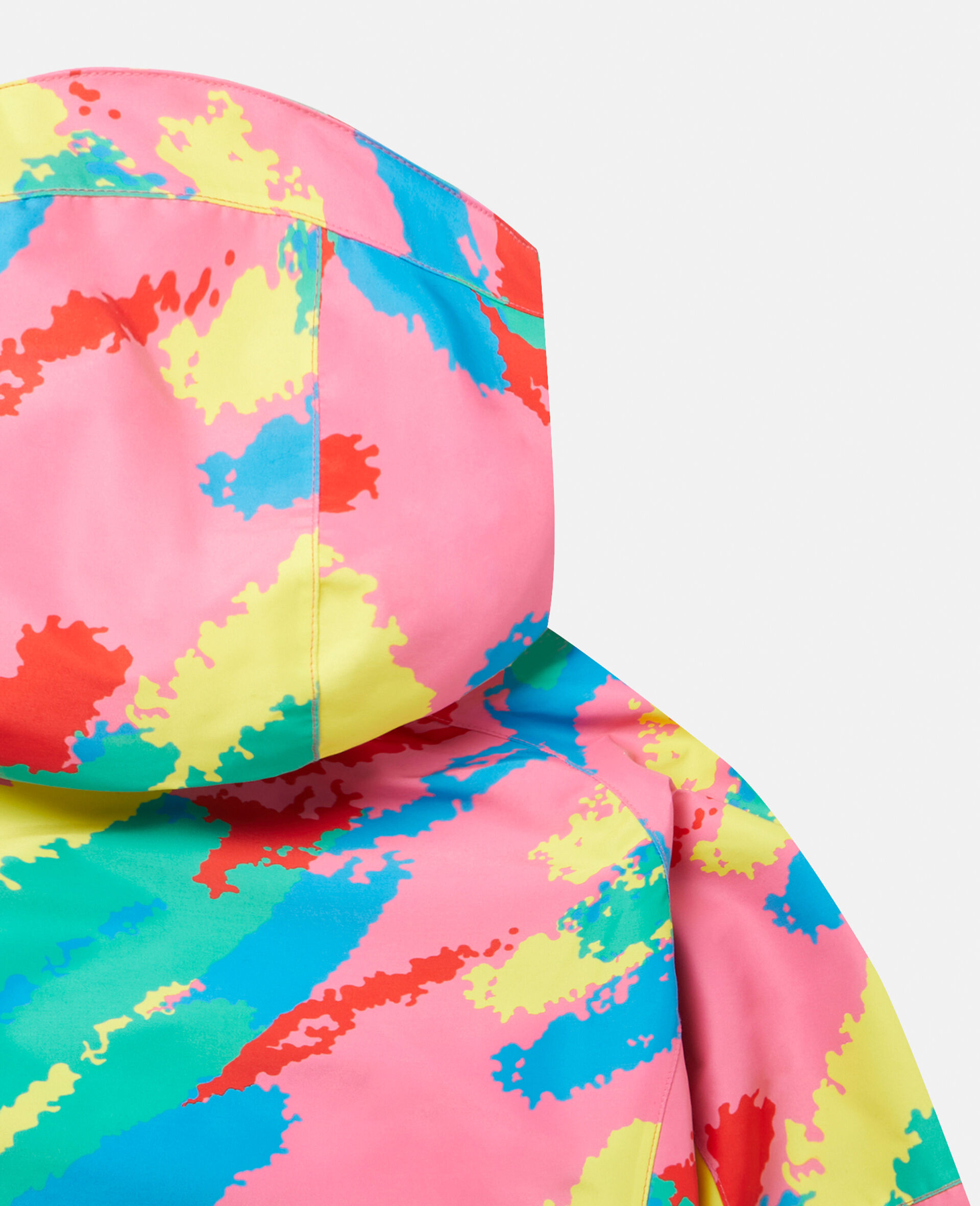 Spray Print Snow Jacket-Multicoloured-large image number 3