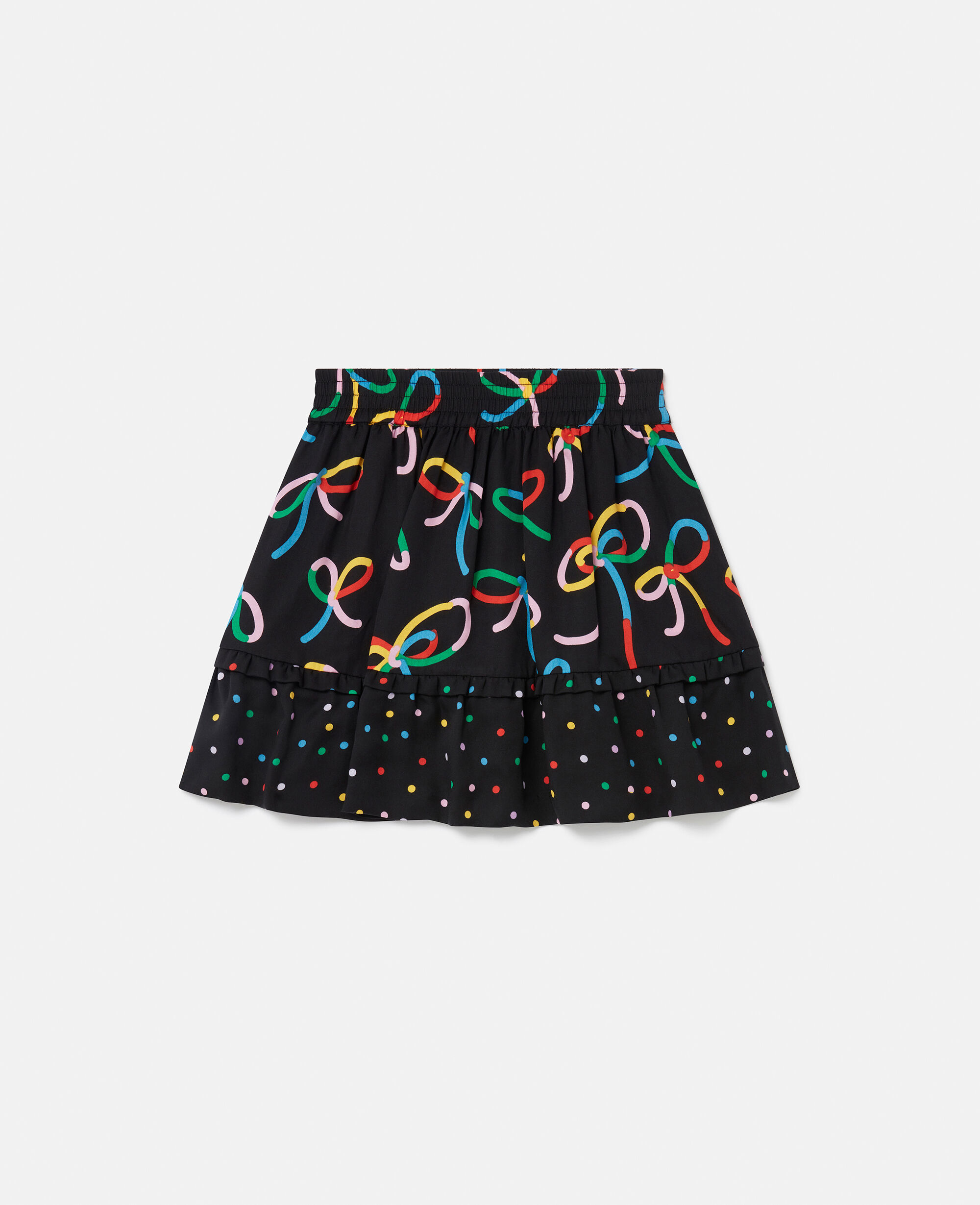 Women Multicolour Ribbon Print Polka Dot Skirt Stella McCartney GB