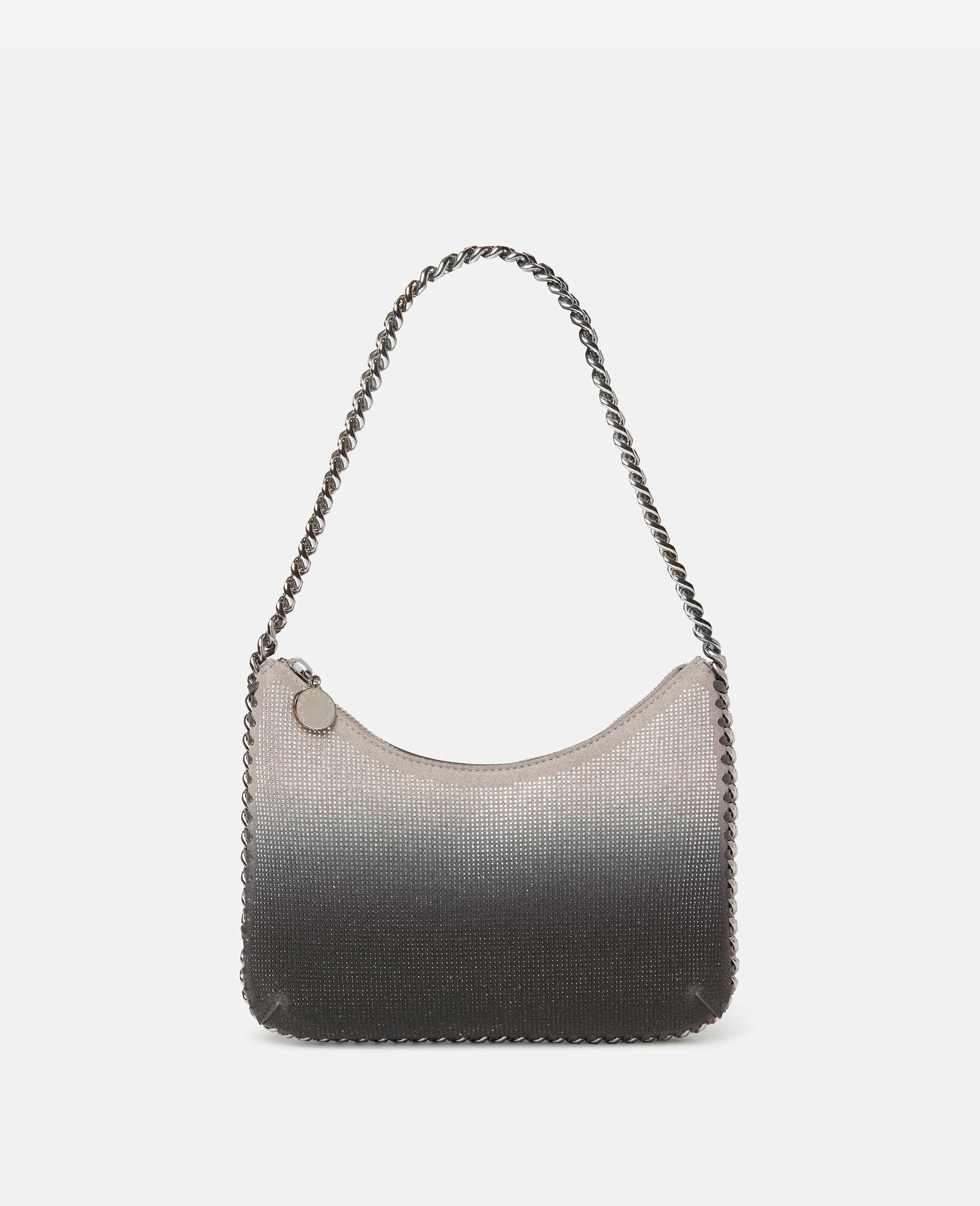 Falabella Zip Crystal Gradient Mini Shoulder Bag  -Grey-large image number 1