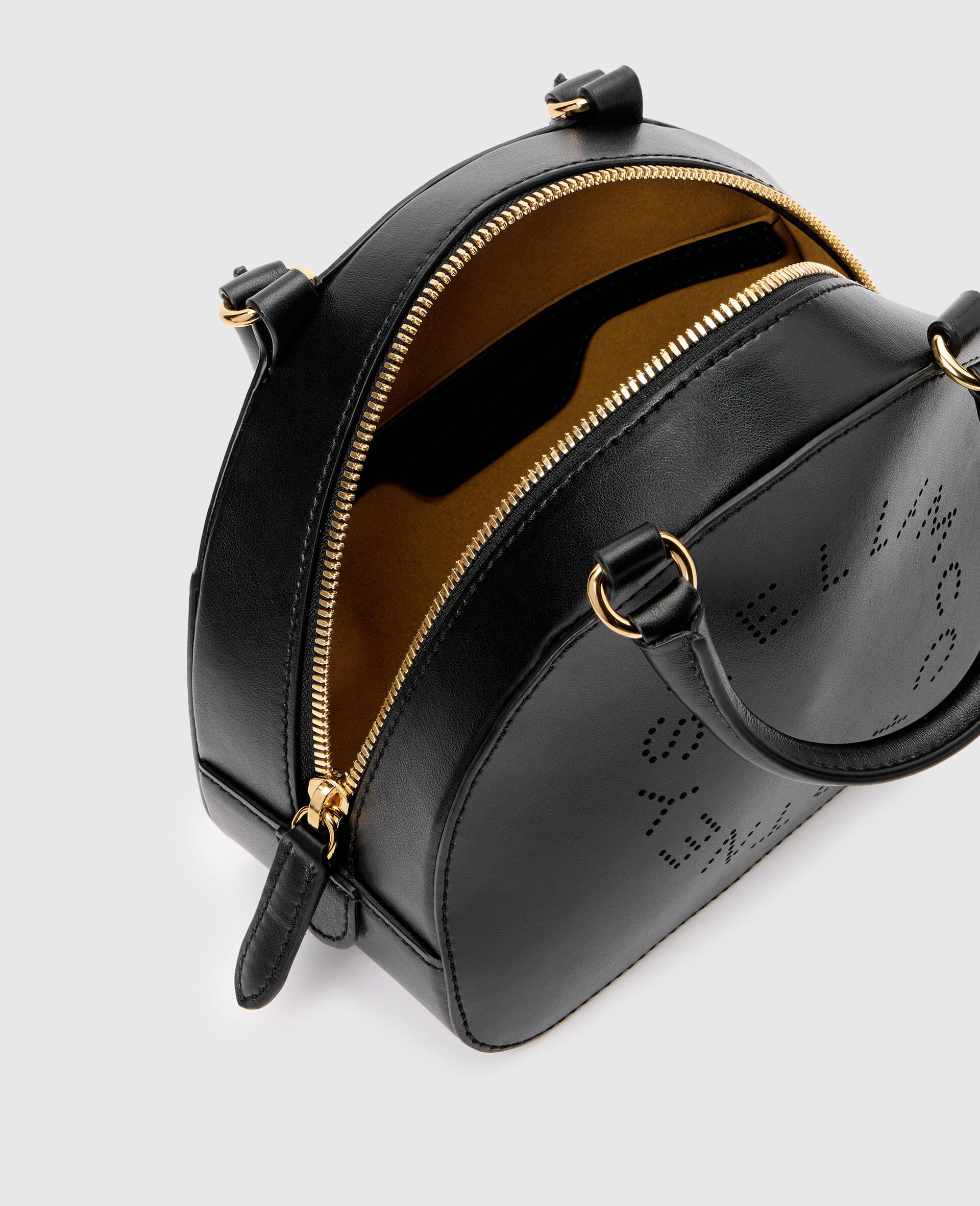 Logo Top Handle Crossbody Bag-Black-large image number 3