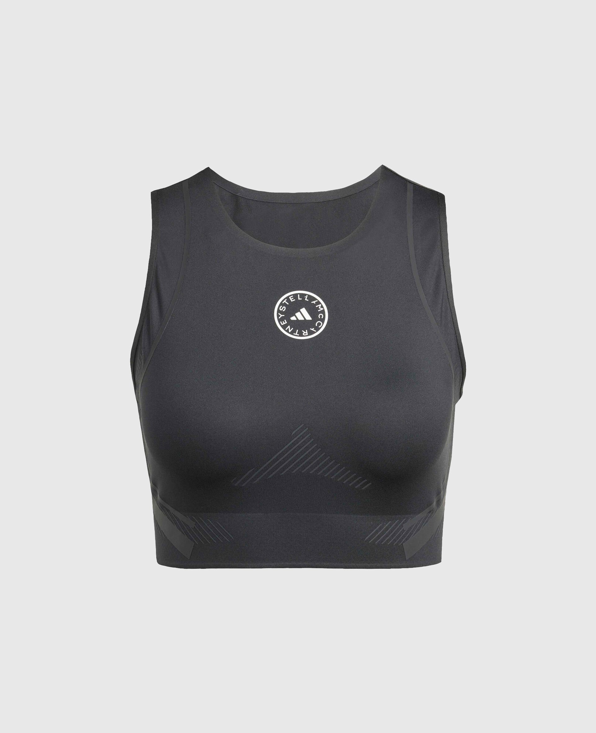 TruePace Cropped Tank Top-Black-large image number 0