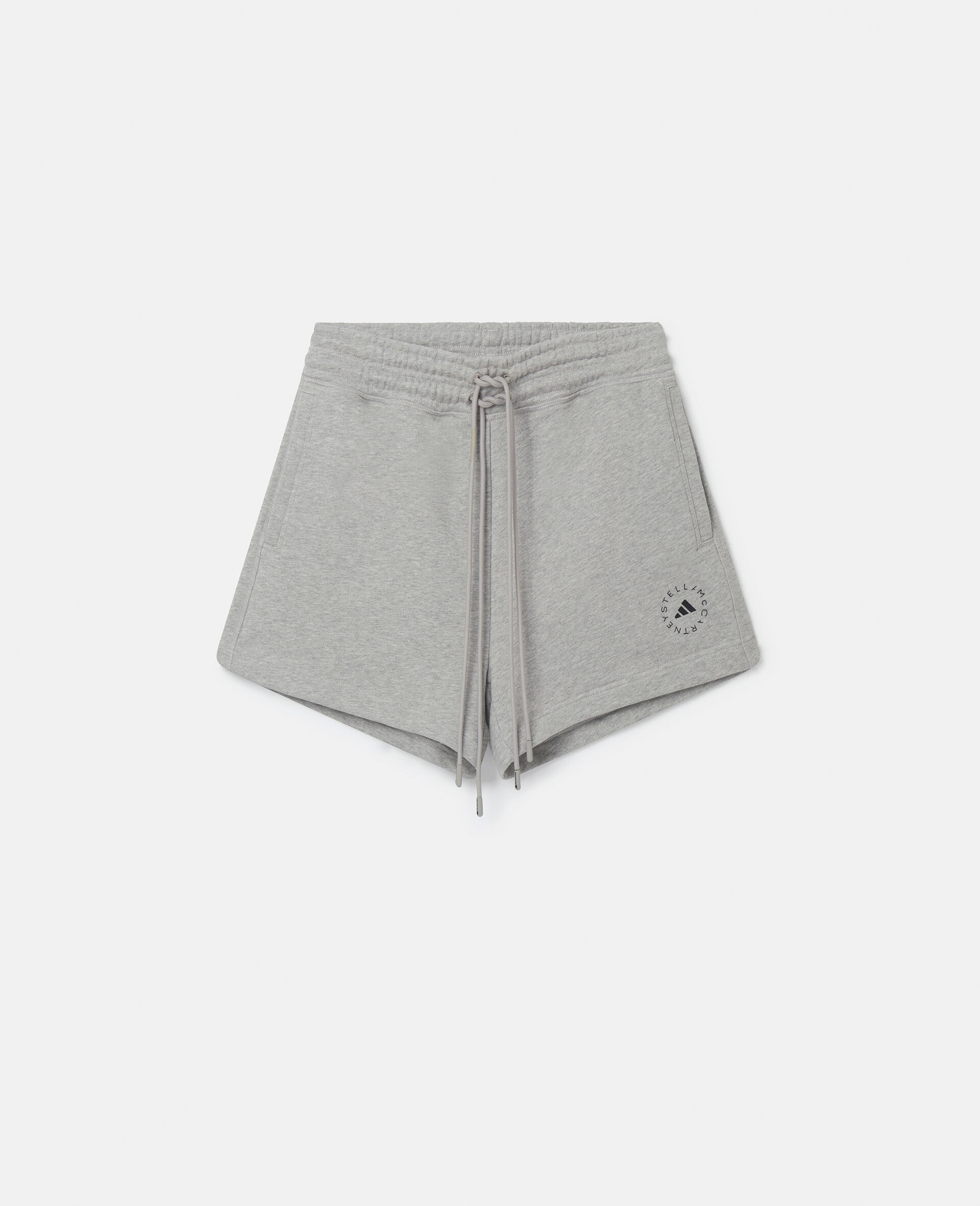 TrueCasuals Terry Shorts-Grey-large